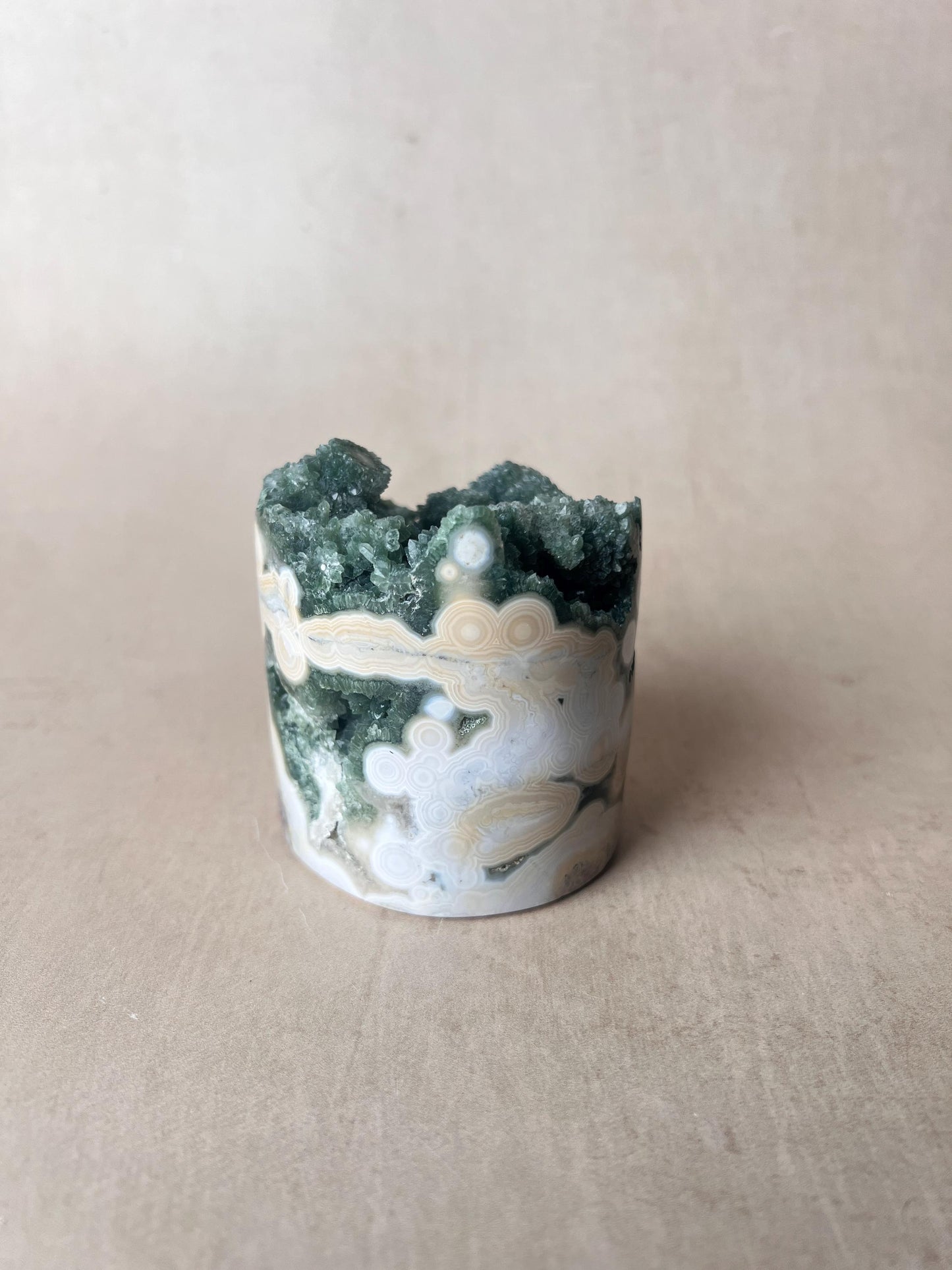 VEIN 8 Ocean Jasper Large Druzy Core