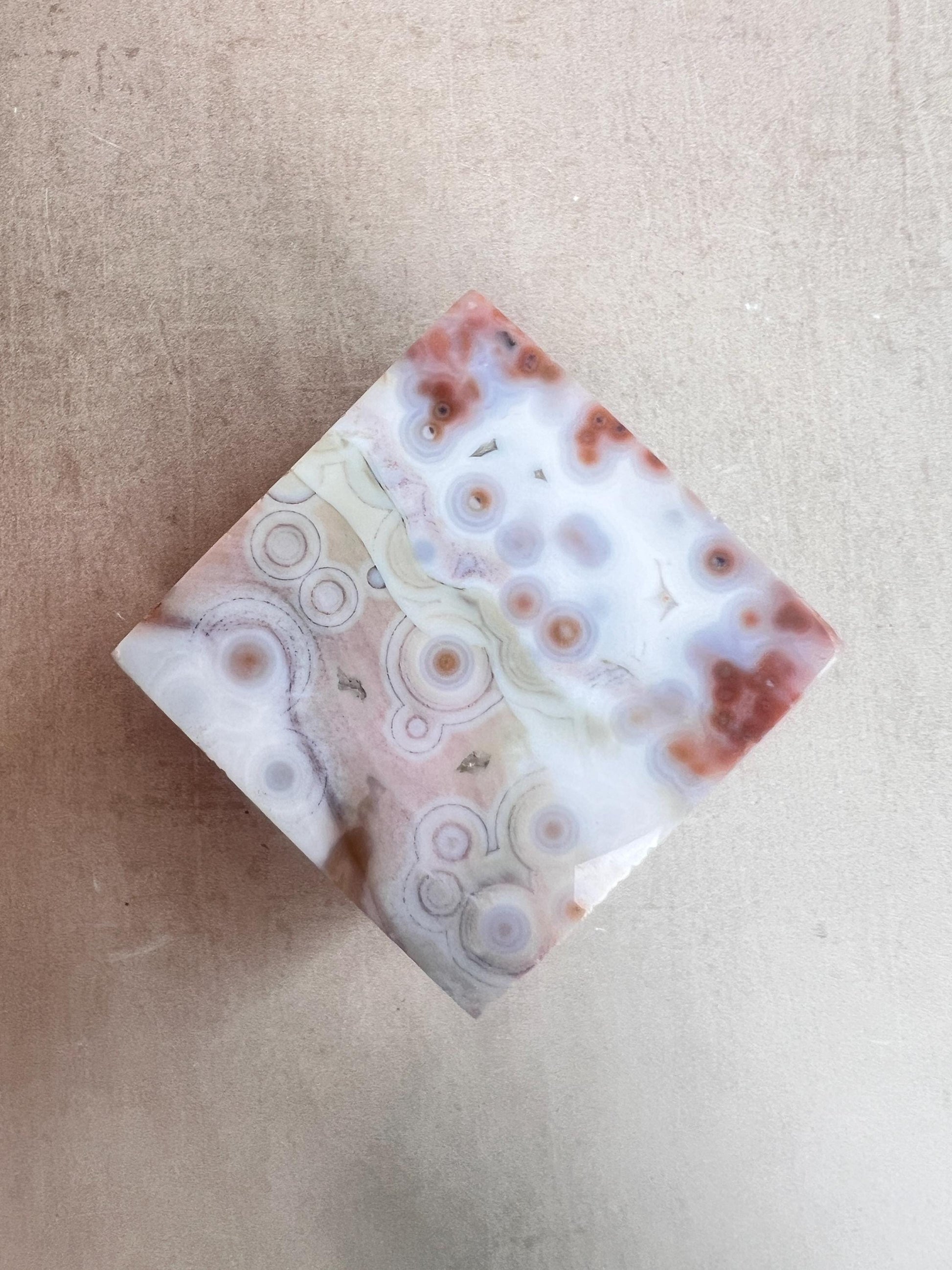 Ocean Jasper Vein 1-2 Cube