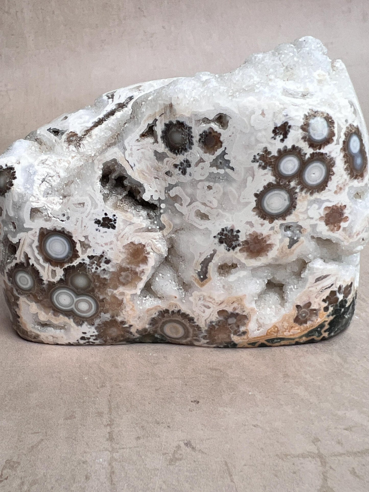 Ocean Jasper Old Stock : Vein 1-2 Large Druzy Free Form