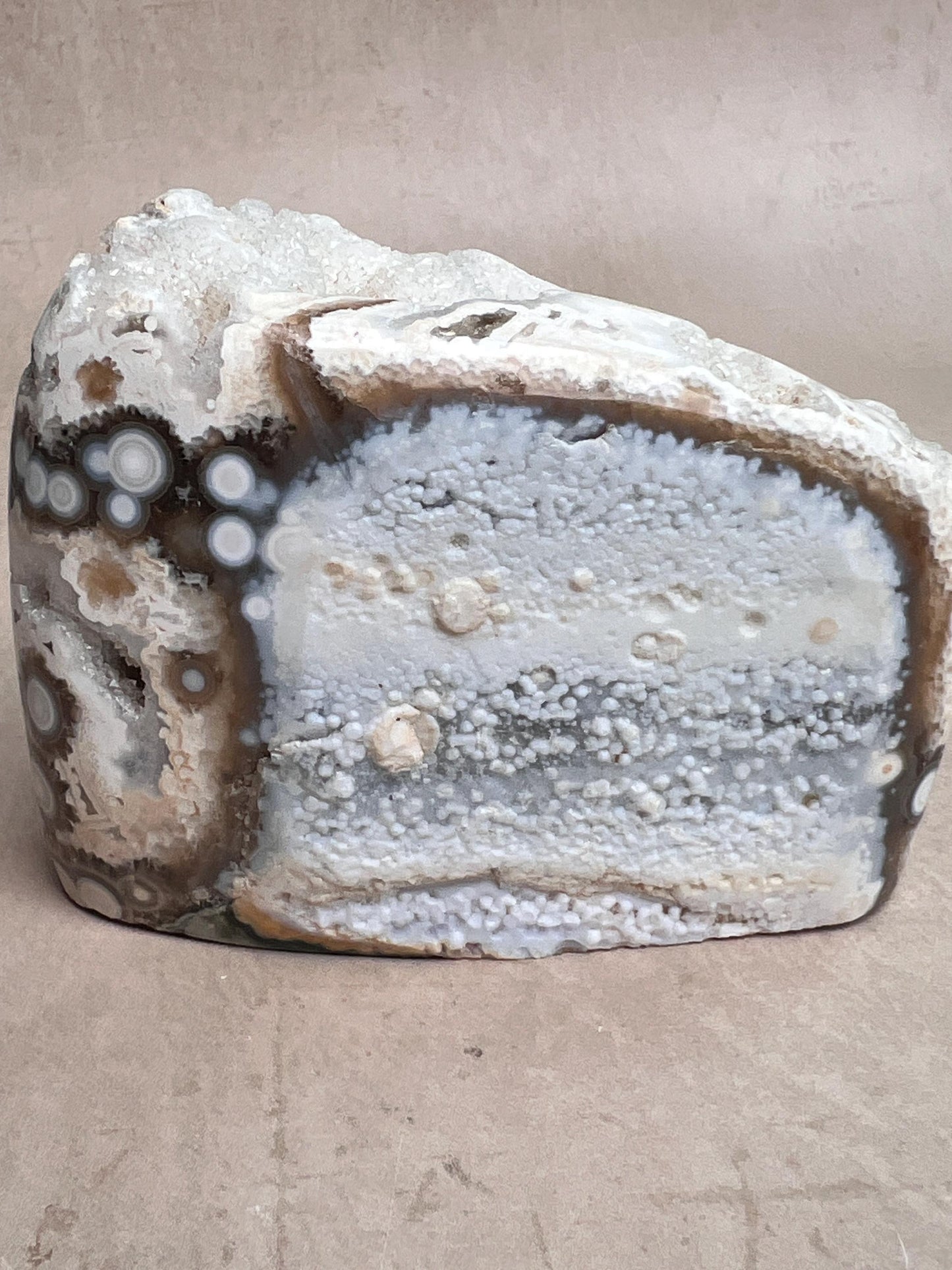 Ocean Jasper Old Stock : Vein 1-2 Large Druzy Free Form