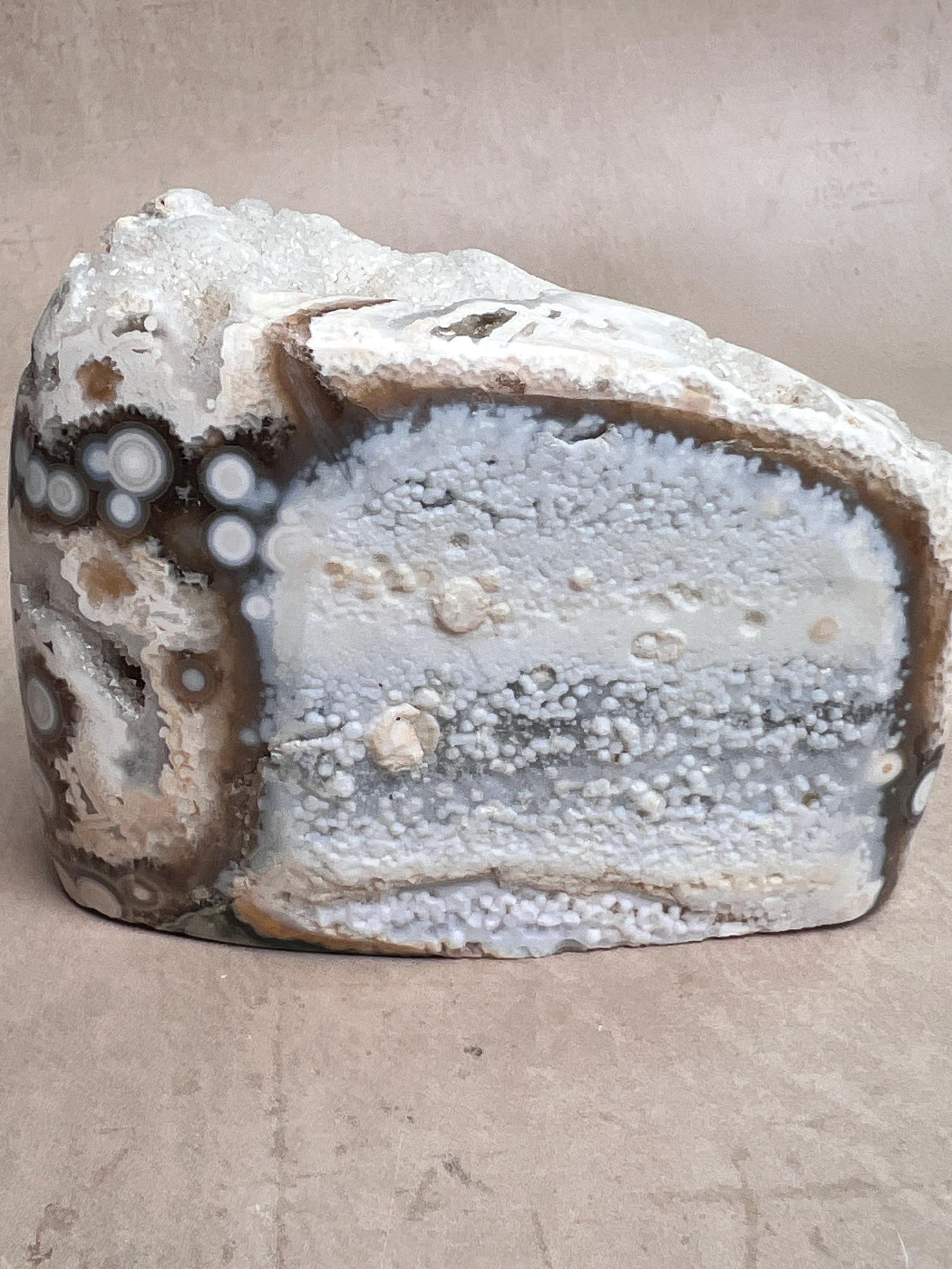 Ocean Jasper Old Stock : Vein 1-2 Large Druzy Free Form