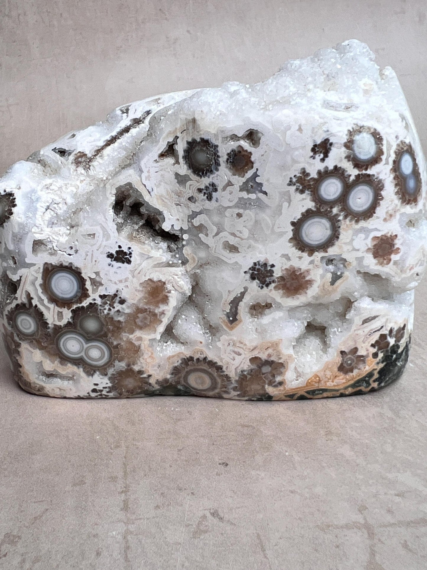 Ocean Jasper Old Stock : Vein 1-2 Large Druzy Free Form