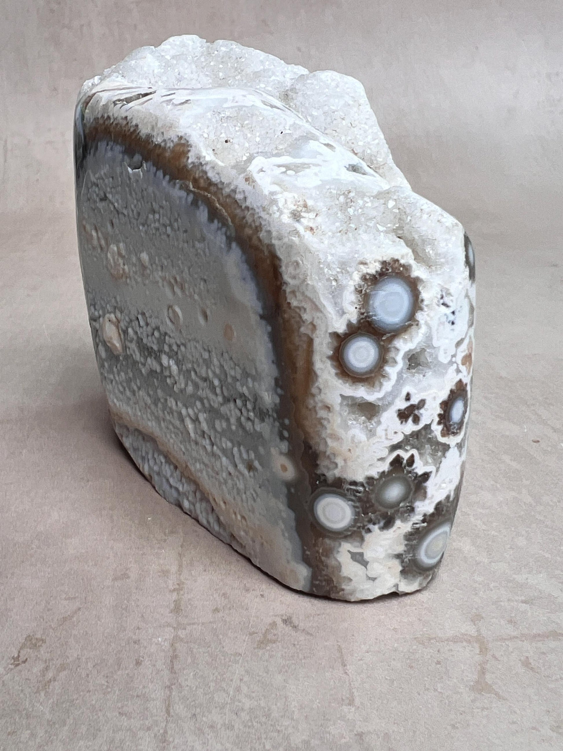 Ocean Jasper Old Stock : Vein 1-2 Large Druzy Free Form