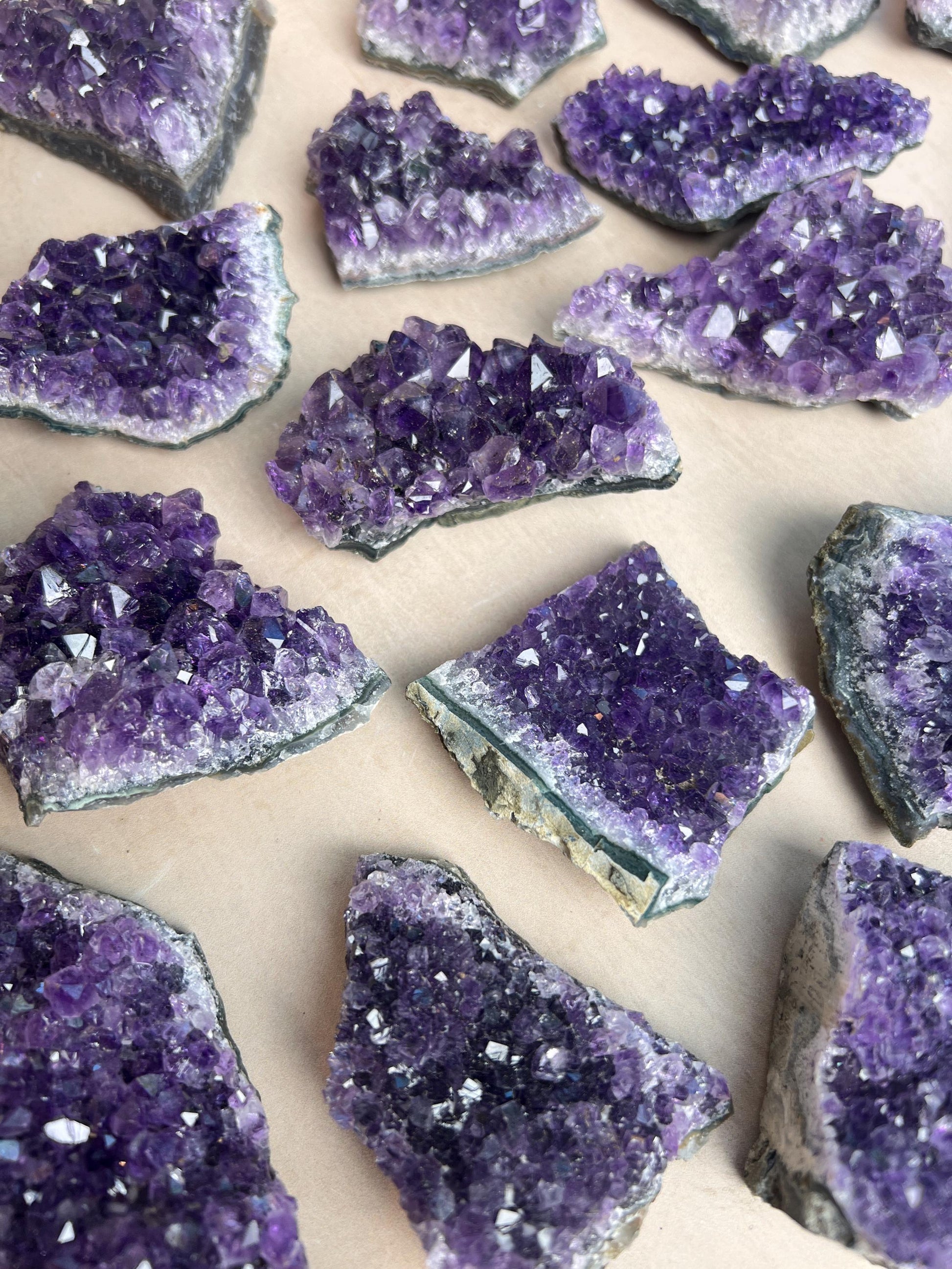 Amethyst Crystal Clusters High Grade
