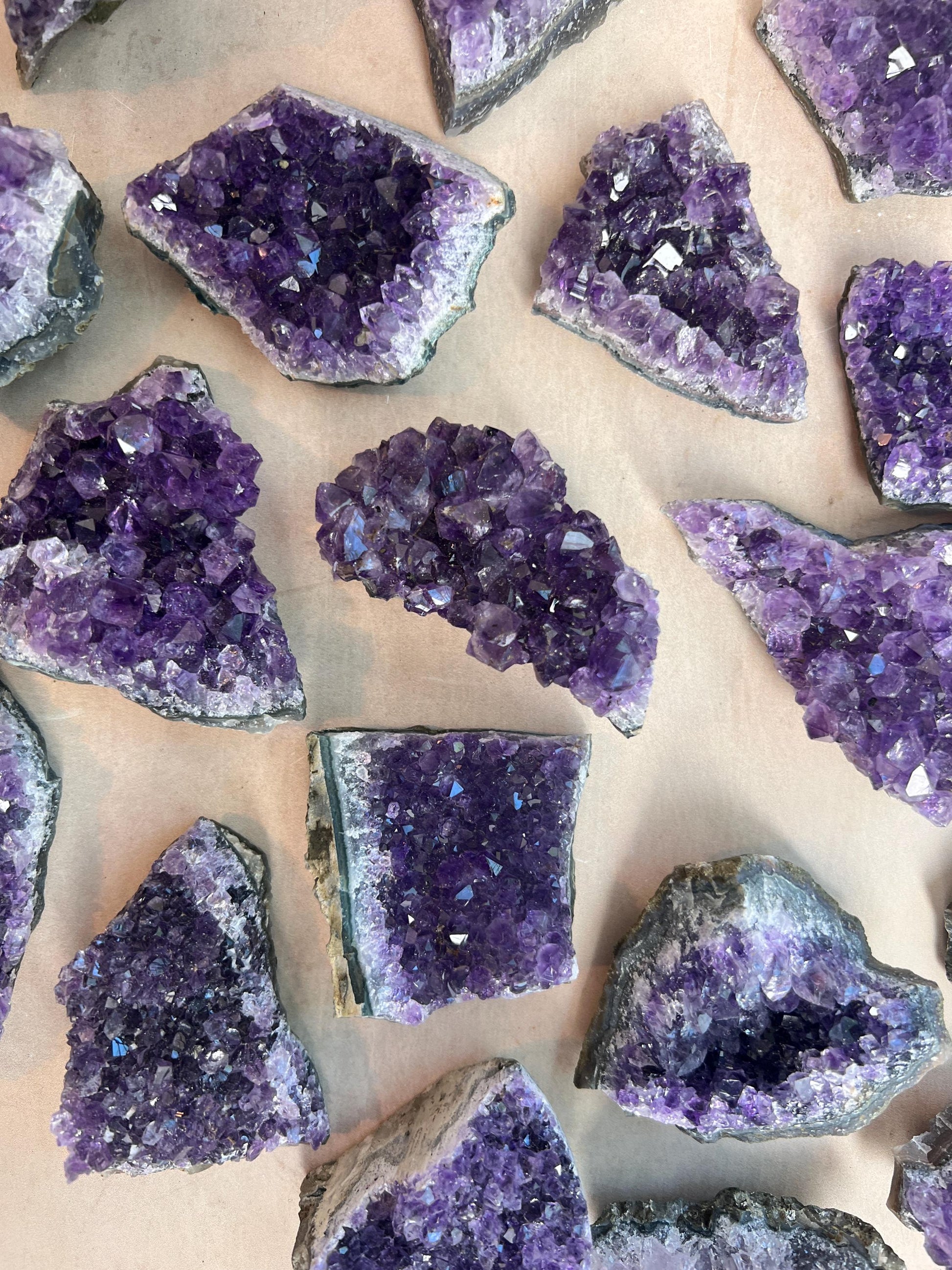 Amethyst Crystal Clusters High Grade