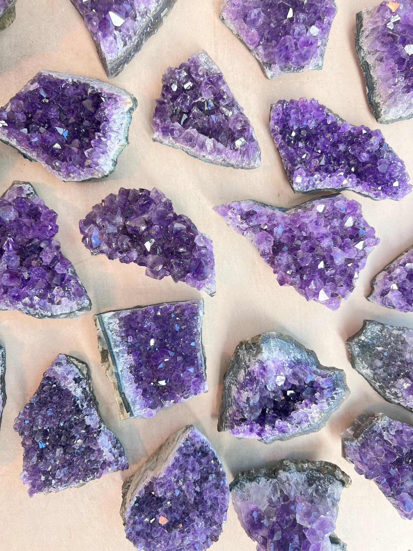 Amethyst Crystal Clusters High Grade
