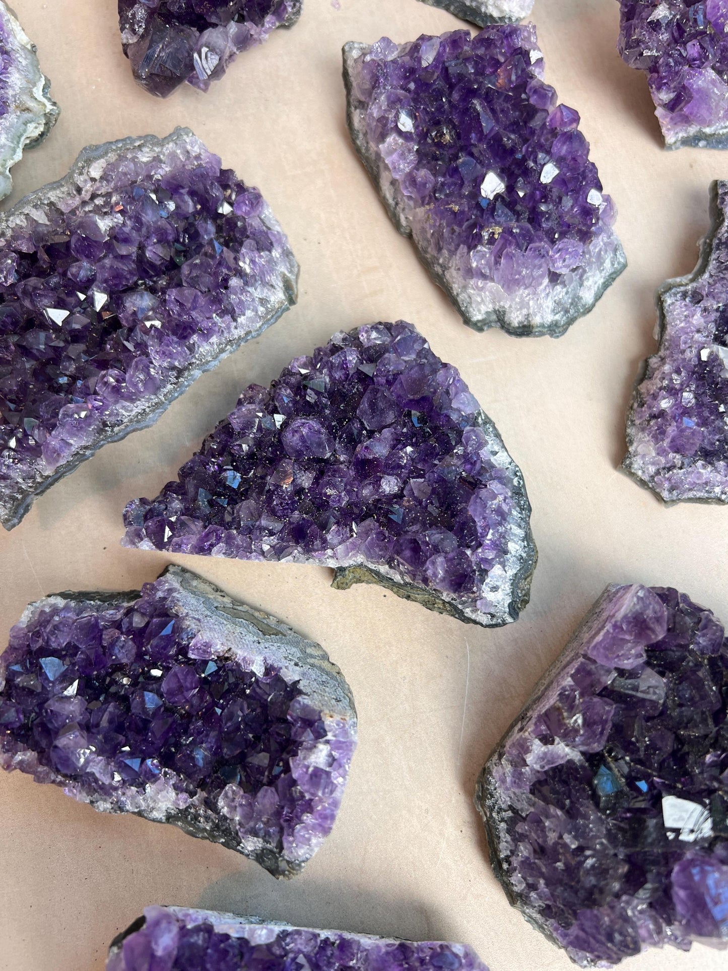 Amethyst Crystal Clusters High Grade 3"