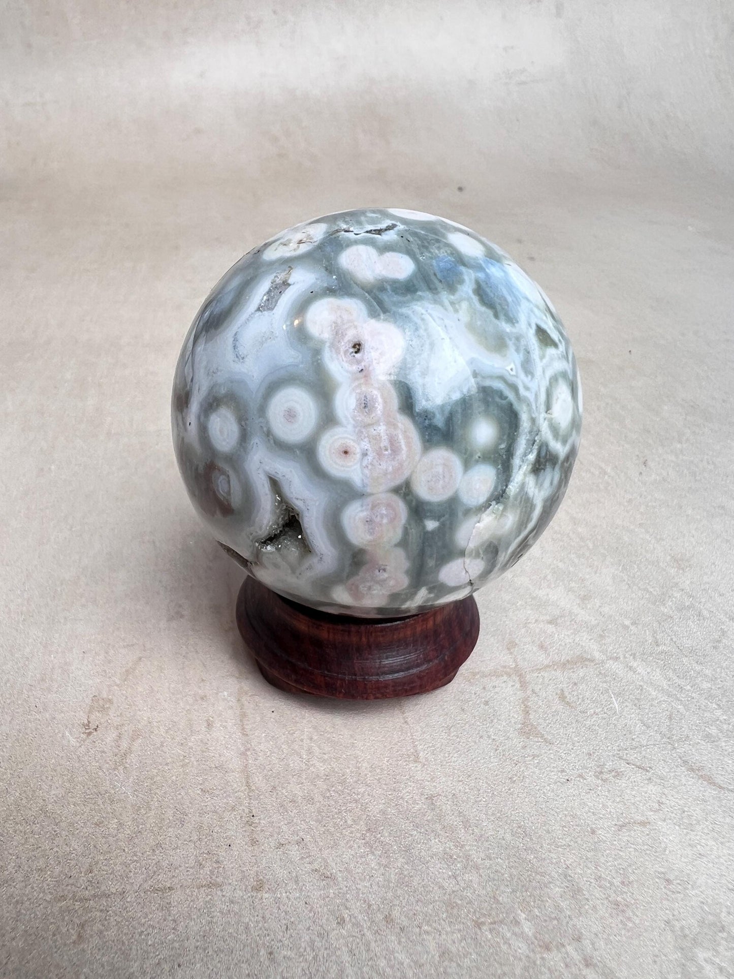 Ocean Jasper Sphere Old Stock Crystal Sphere | Vein 1-2