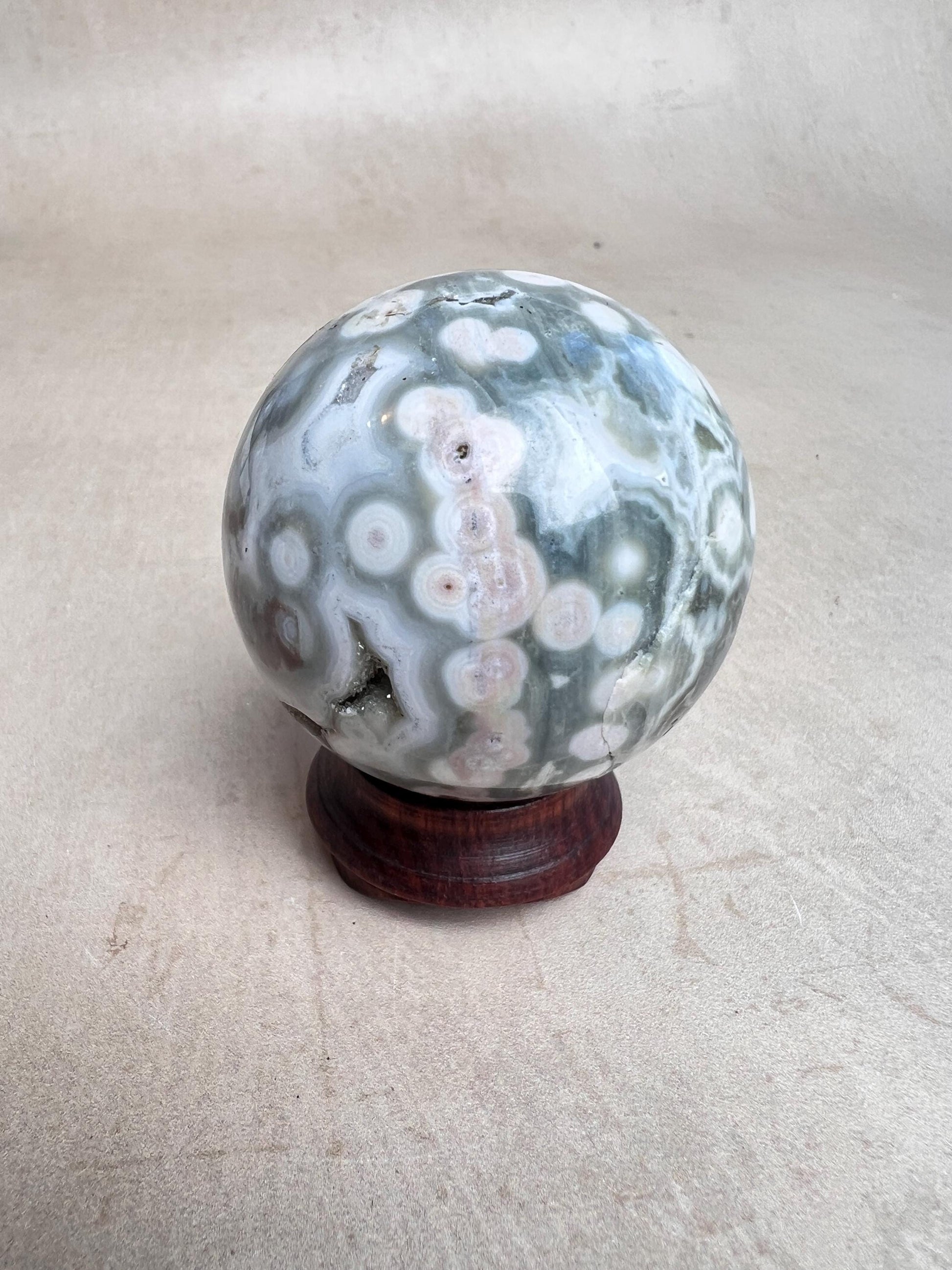 Ocean Jasper Sphere Old Stock Crystal Sphere | Vein 1-2