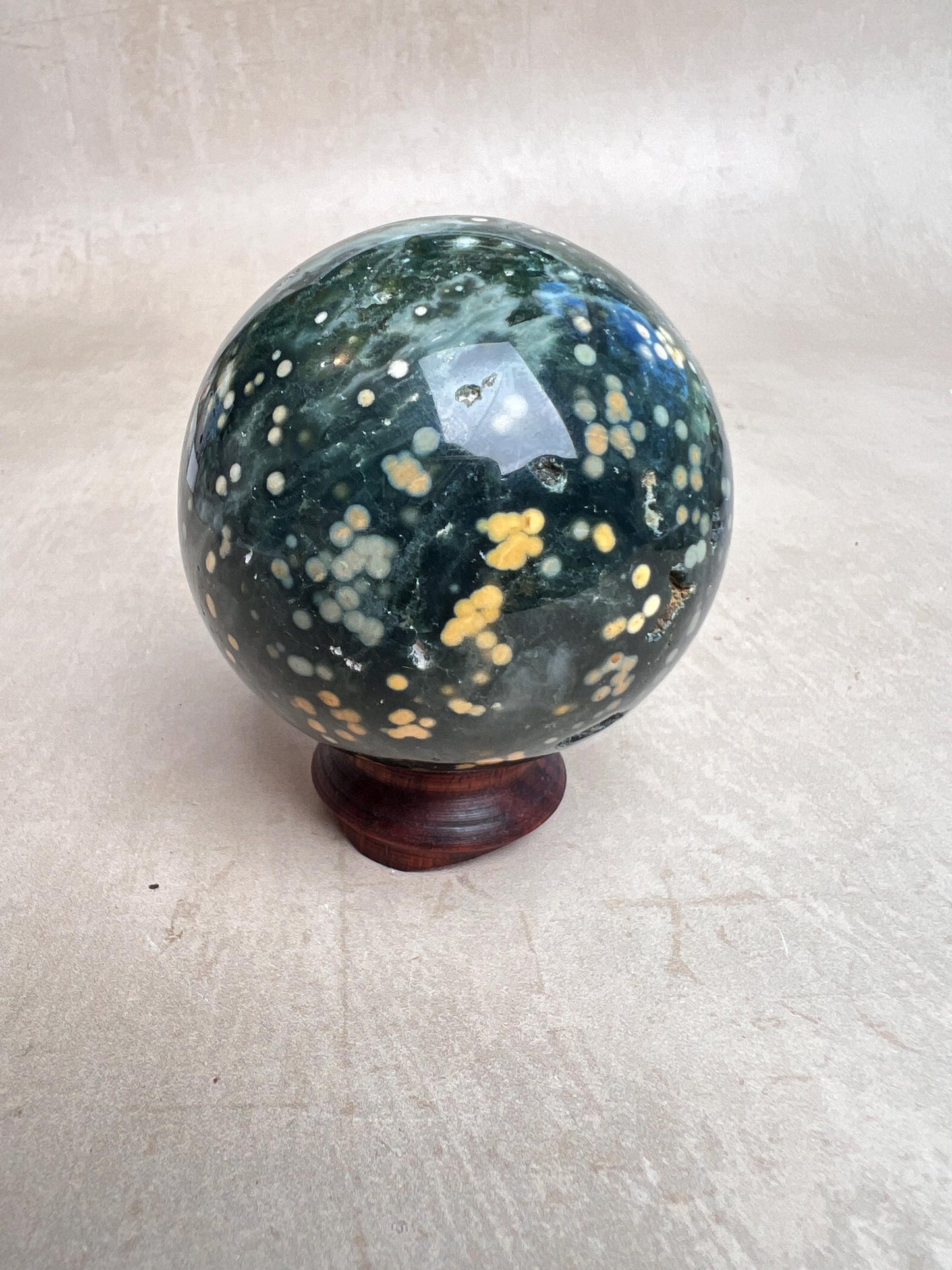 Ocean Jasper Sphere Old Stock