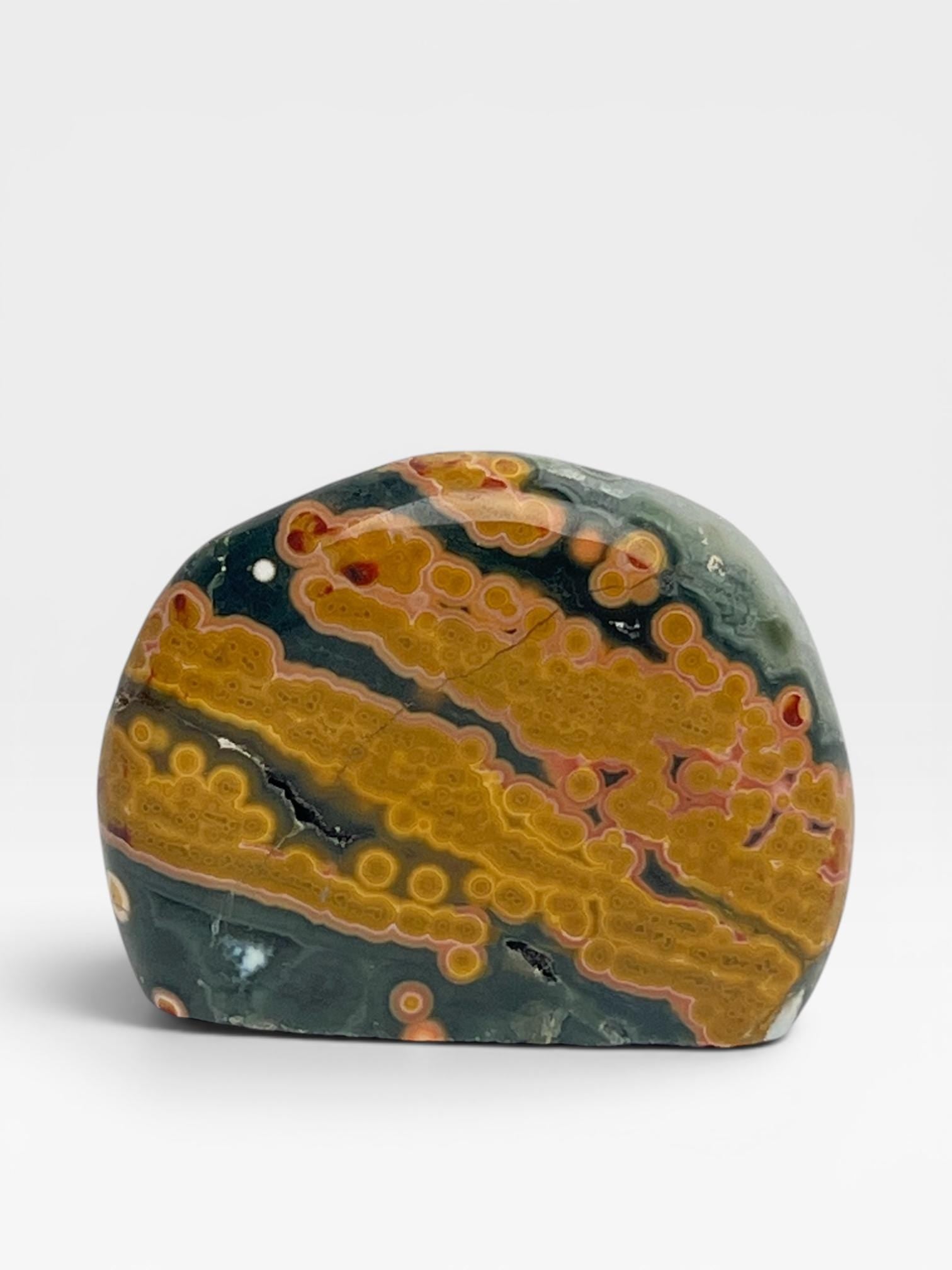 Ocean Jasper Mini Half Moon Free Form