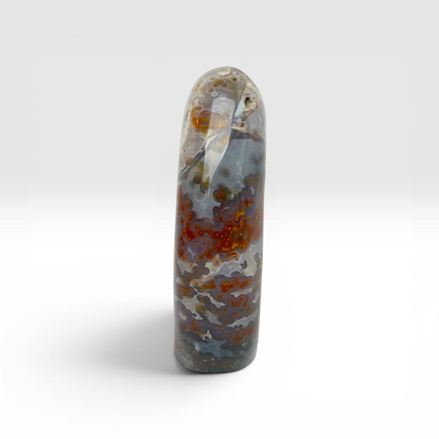 Rare Ocean Jasper Jelly Free Form – Large One-of-a-Kind with Botryoidal Orbs