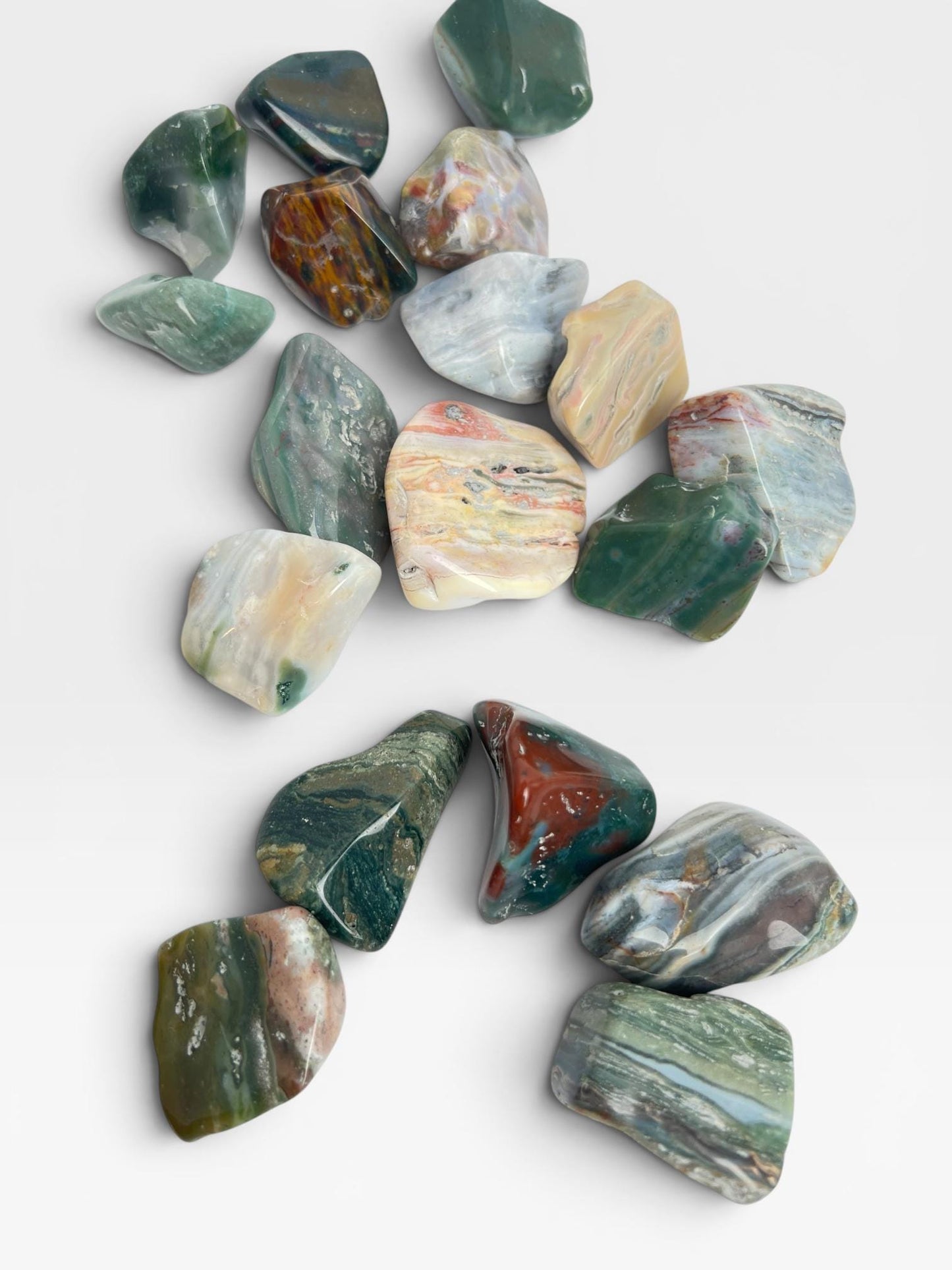 Ocean Wave Jasper - Marovato Tumbled Pocket Stones