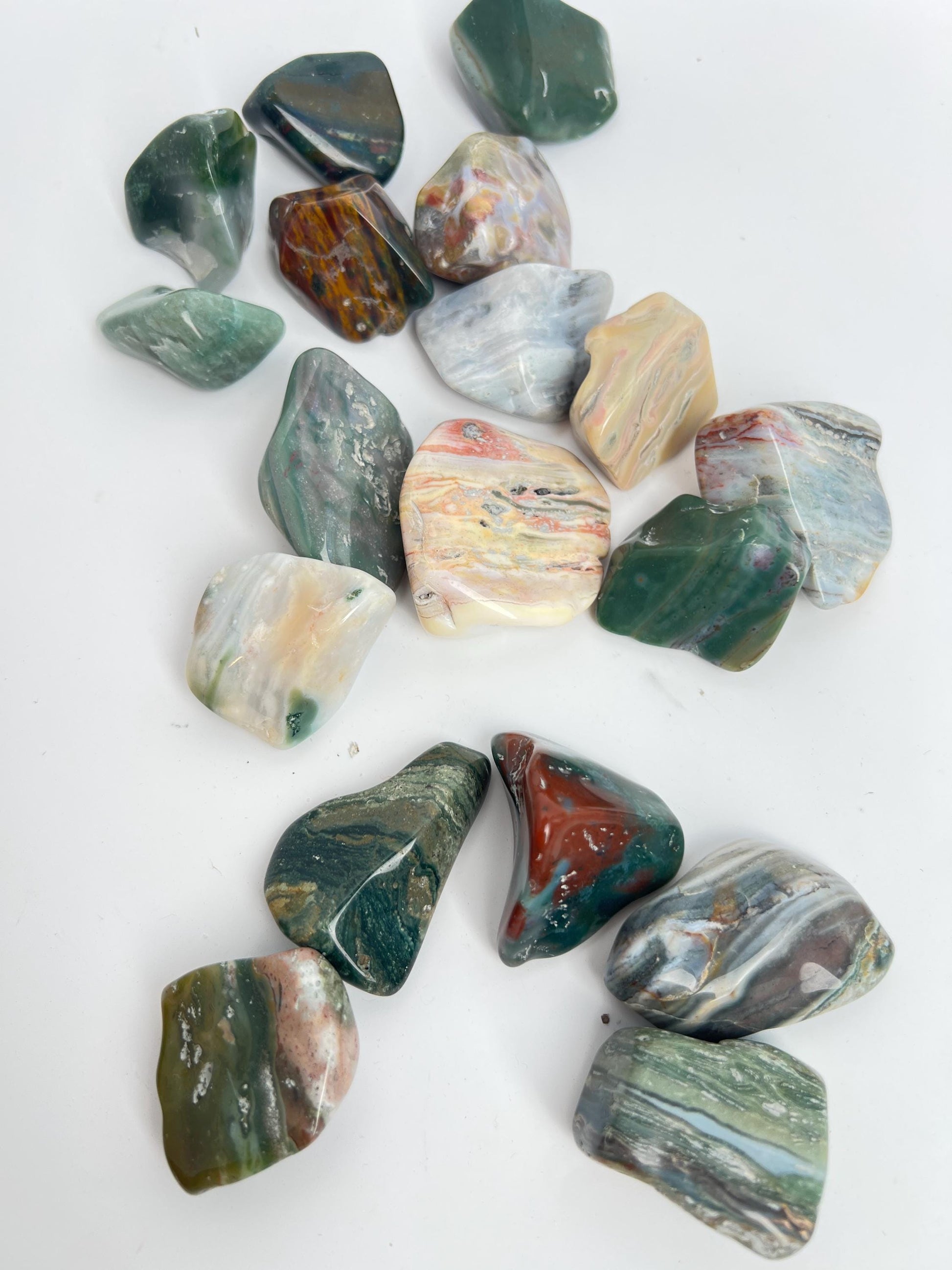 Ocean Wave Jasper - Marovato Tumbled Pocket Stones
