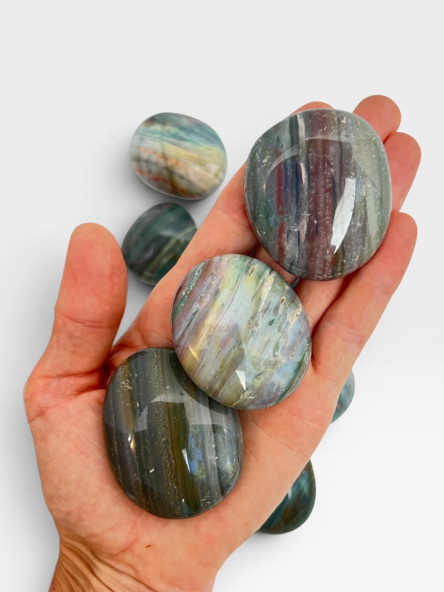 Ocean Wave Jasper - Marovato Palm Stones