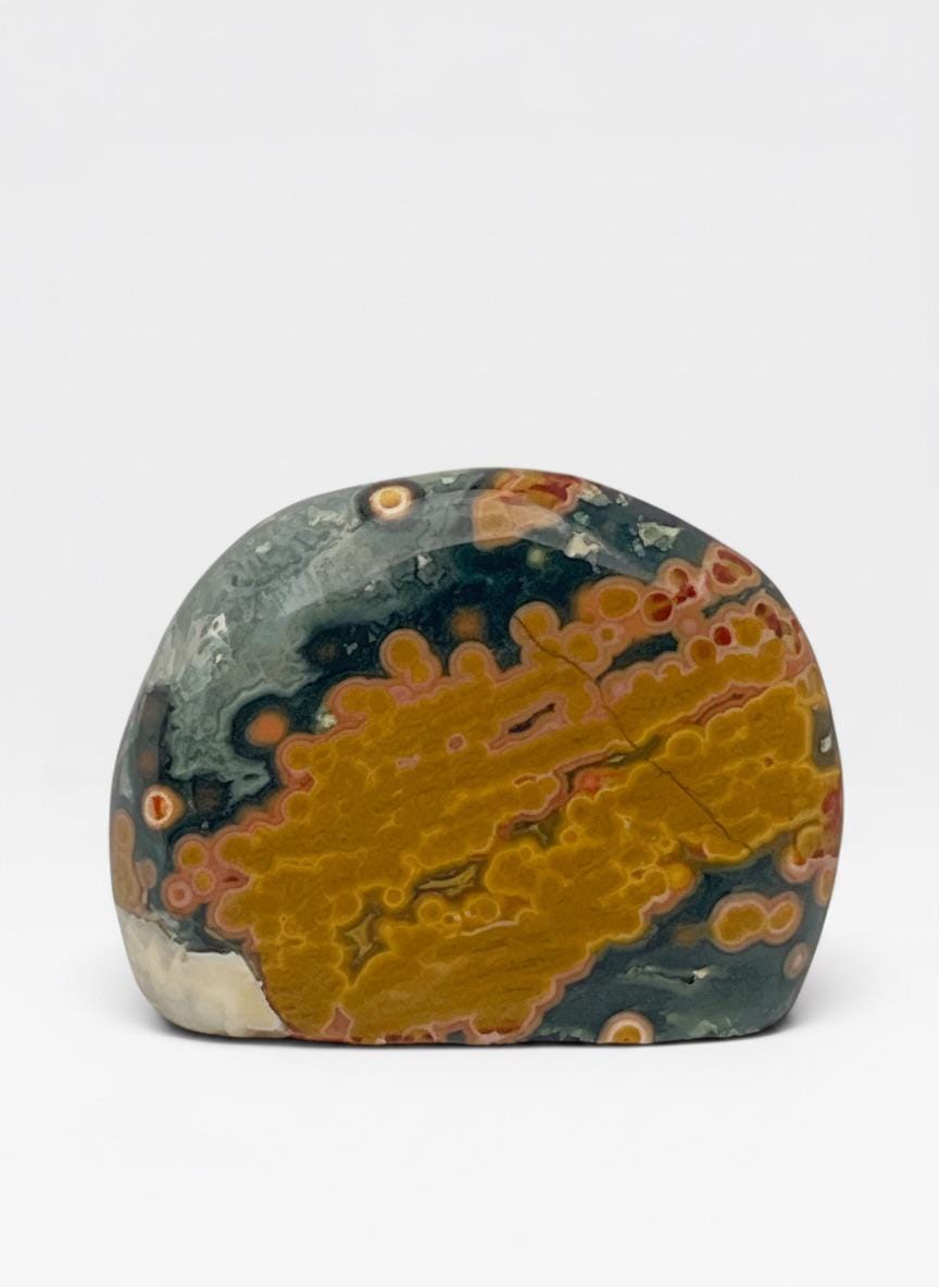 Ocean Jasper Mini Half Moon Free Form