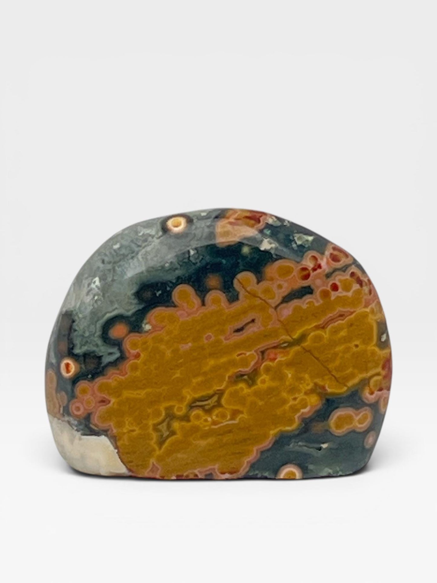 Ocean Jasper Mini Half Moon Free Form