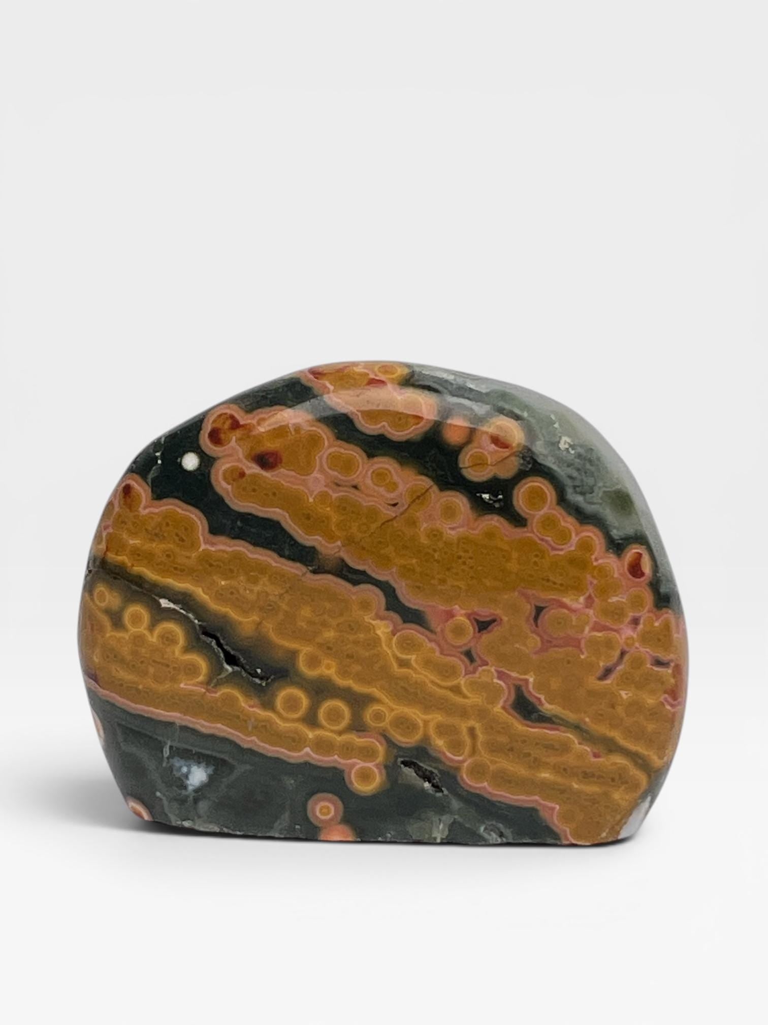 Ocean Jasper Mini Half Moon Free Form