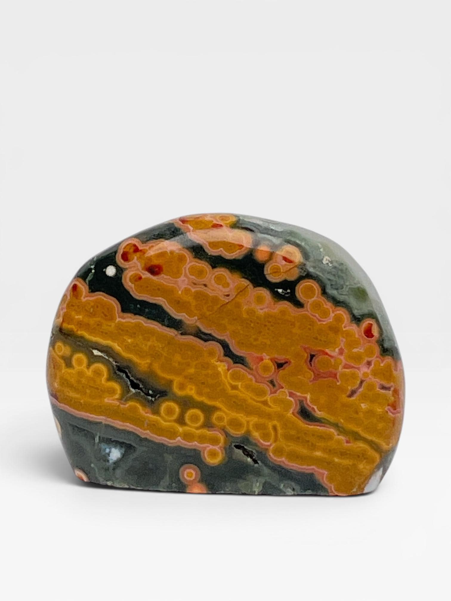 Ocean Jasper Mini Half Moon Free Form