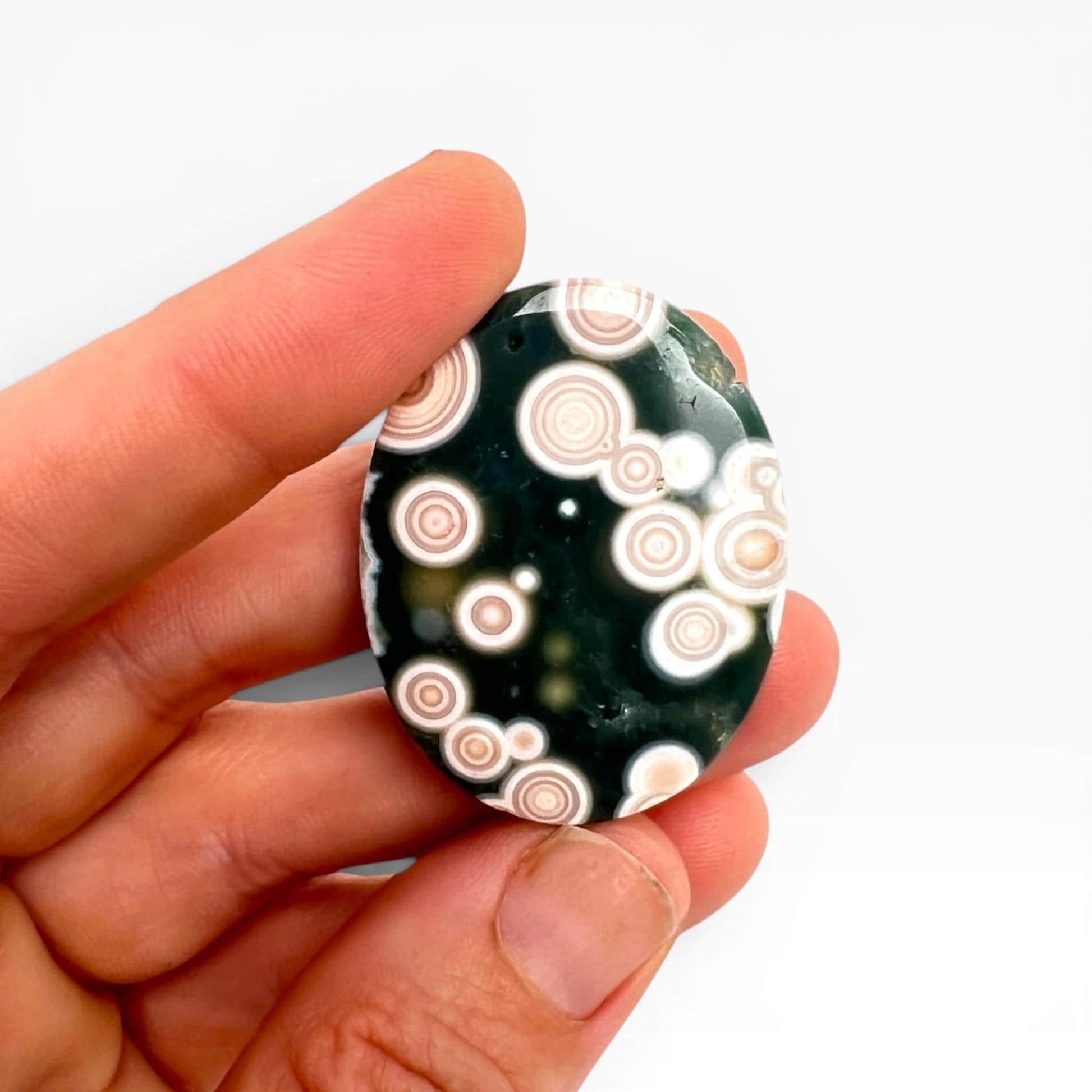 Ocean Jasper Old Stock Vein 1-2 Medallion