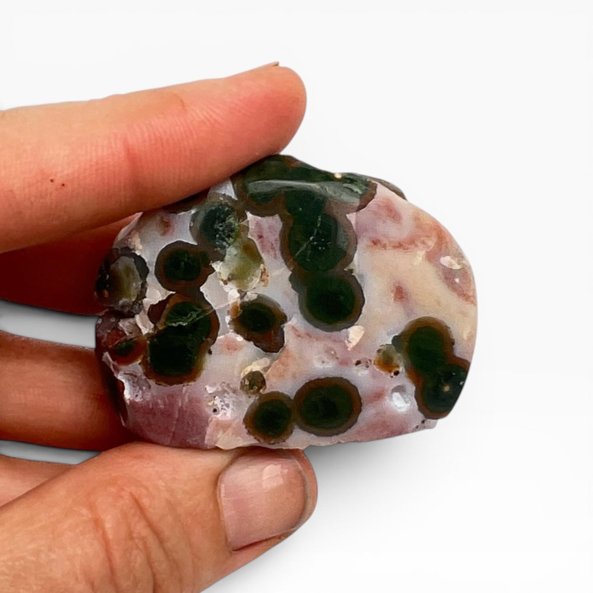 Ocean Jasper Mini Half Moon Free Form
