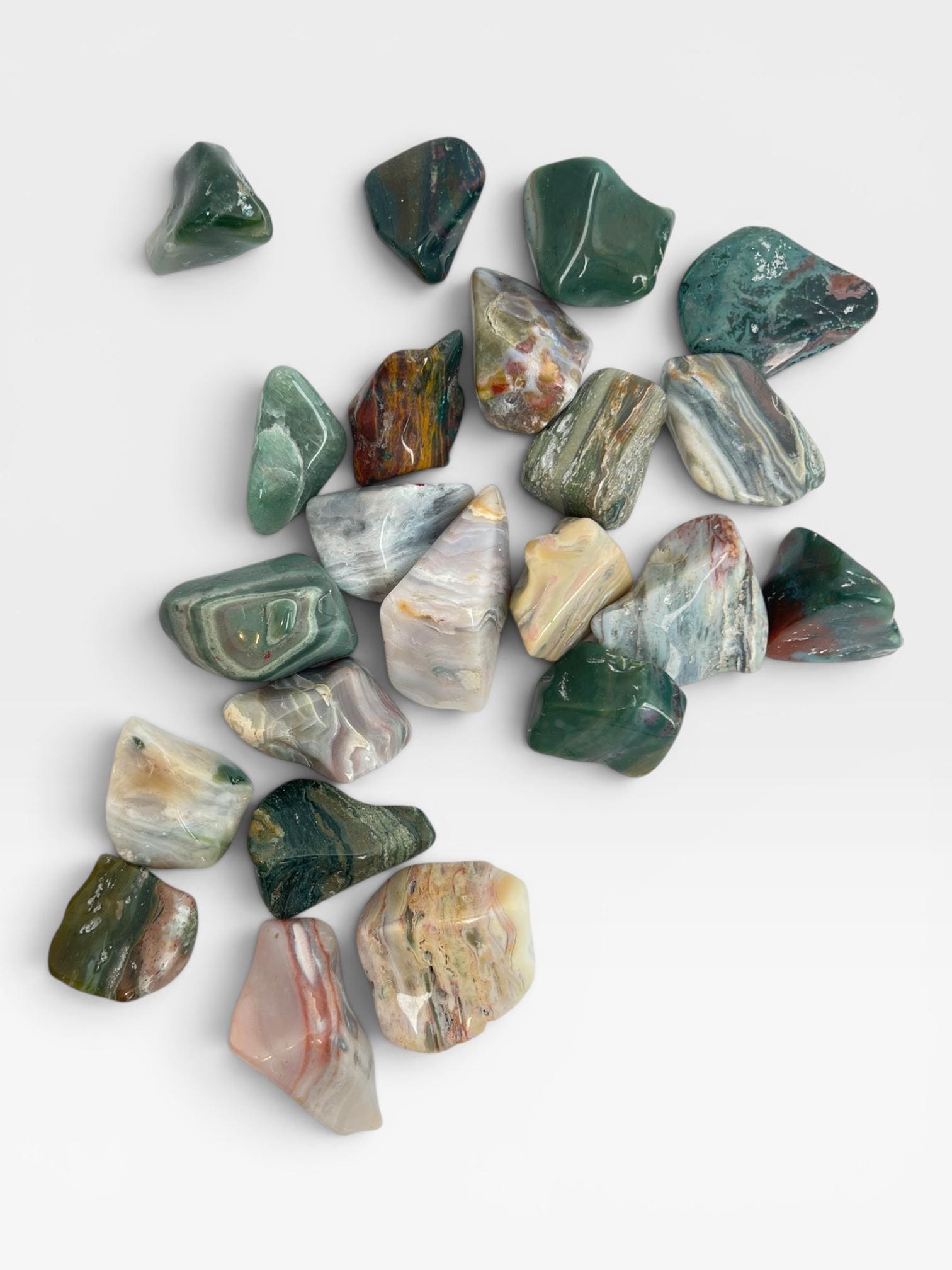Ocean Wave Jasper - Marovato Tumbled Pocket Stones
