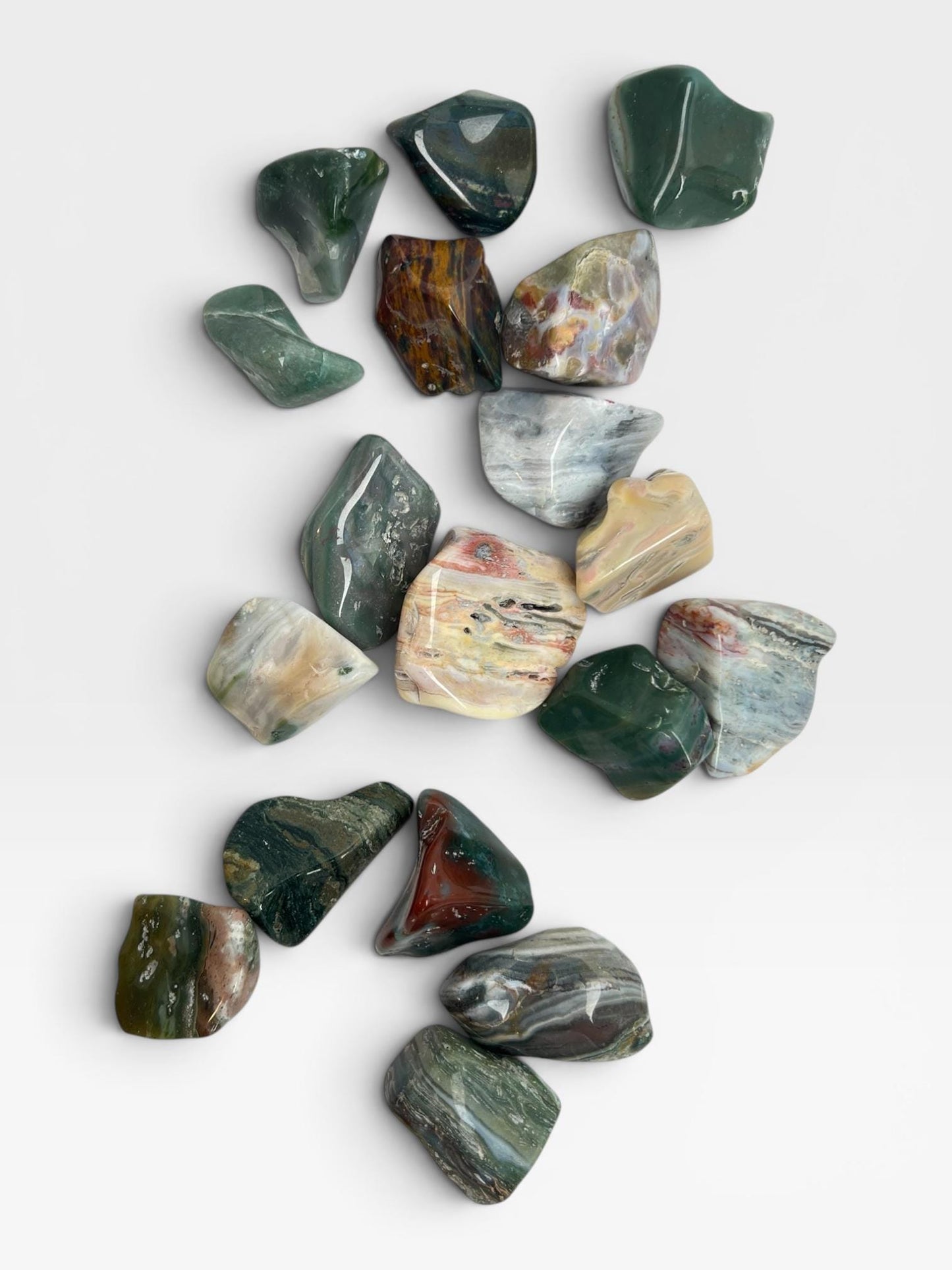 Ocean Wave Jasper - Marovato Tumbled Pocket Stones
