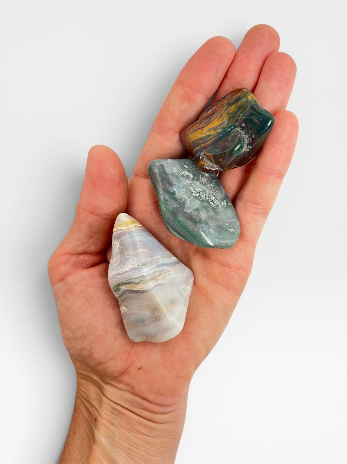 Ocean Wave Jasper - Marovato Tumbled Pocket Stones
