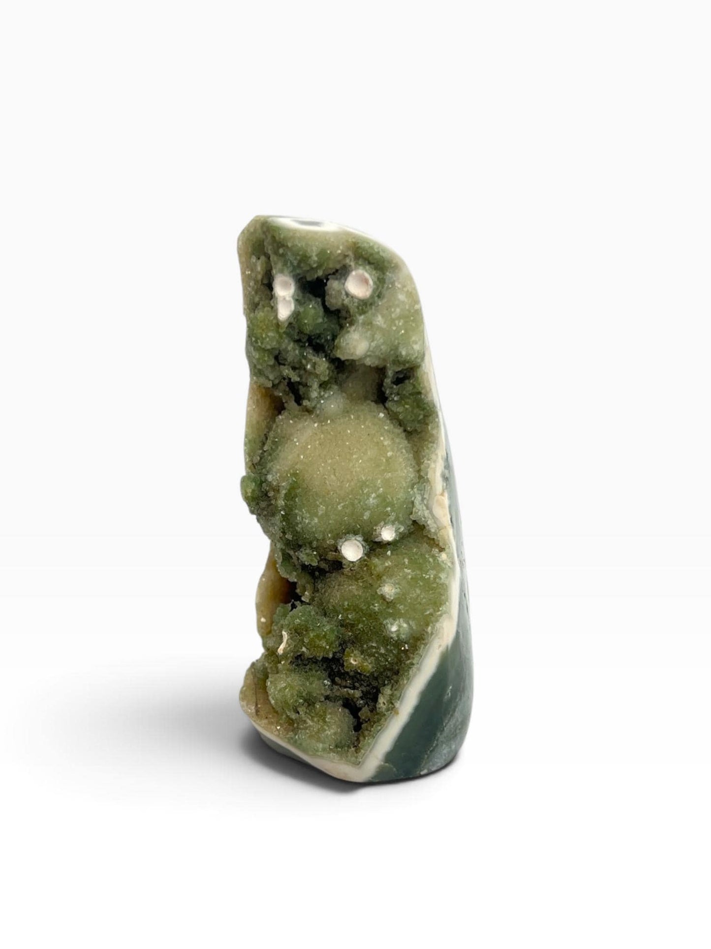 Ocean Jasper Botryoidal Druzy Free Form : Semi Polished Early Vein Marovato Collection Piece