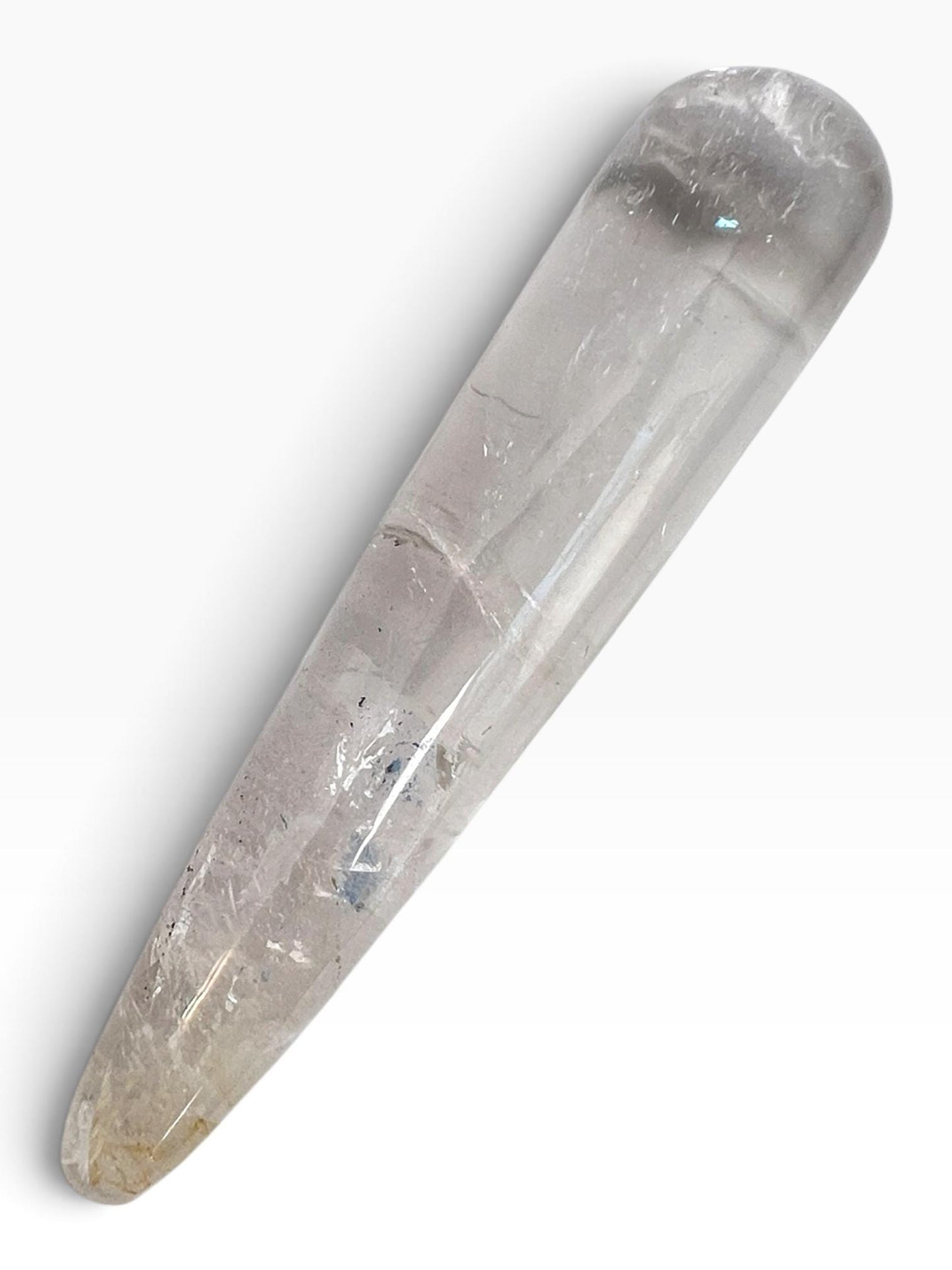 Clear Quartz Crystal Massage Wand Tool