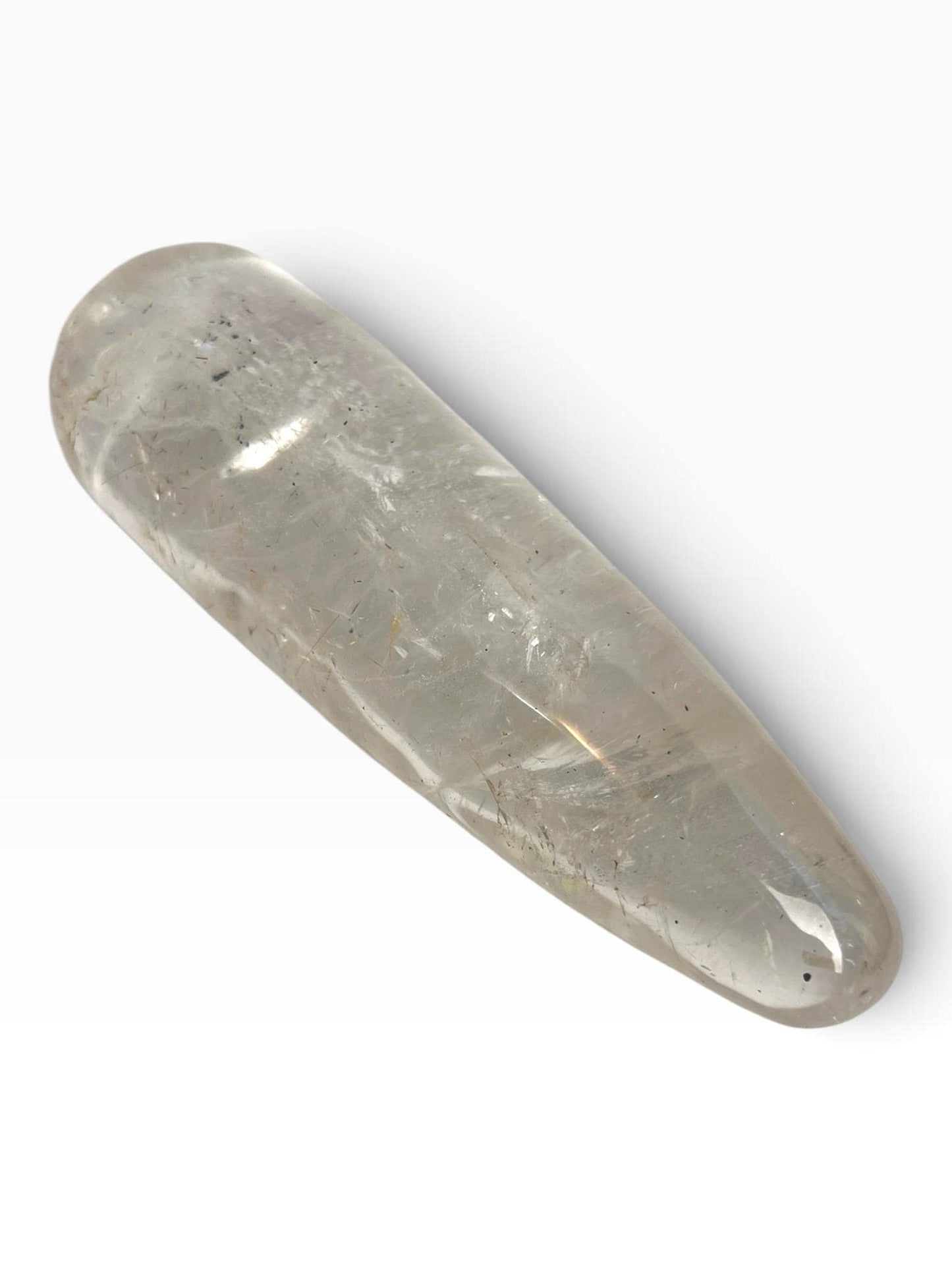 Clear Quartz Rainbow Crystal Massage Wand Tool