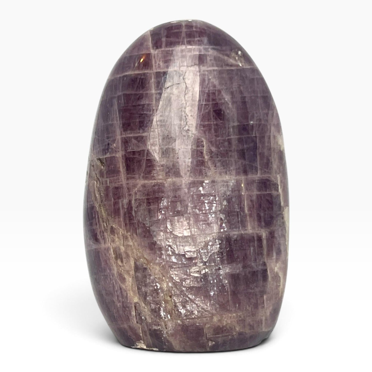 Purple Anhydrite Freeform: Polished Rare Madagascar Free Standing Crystal