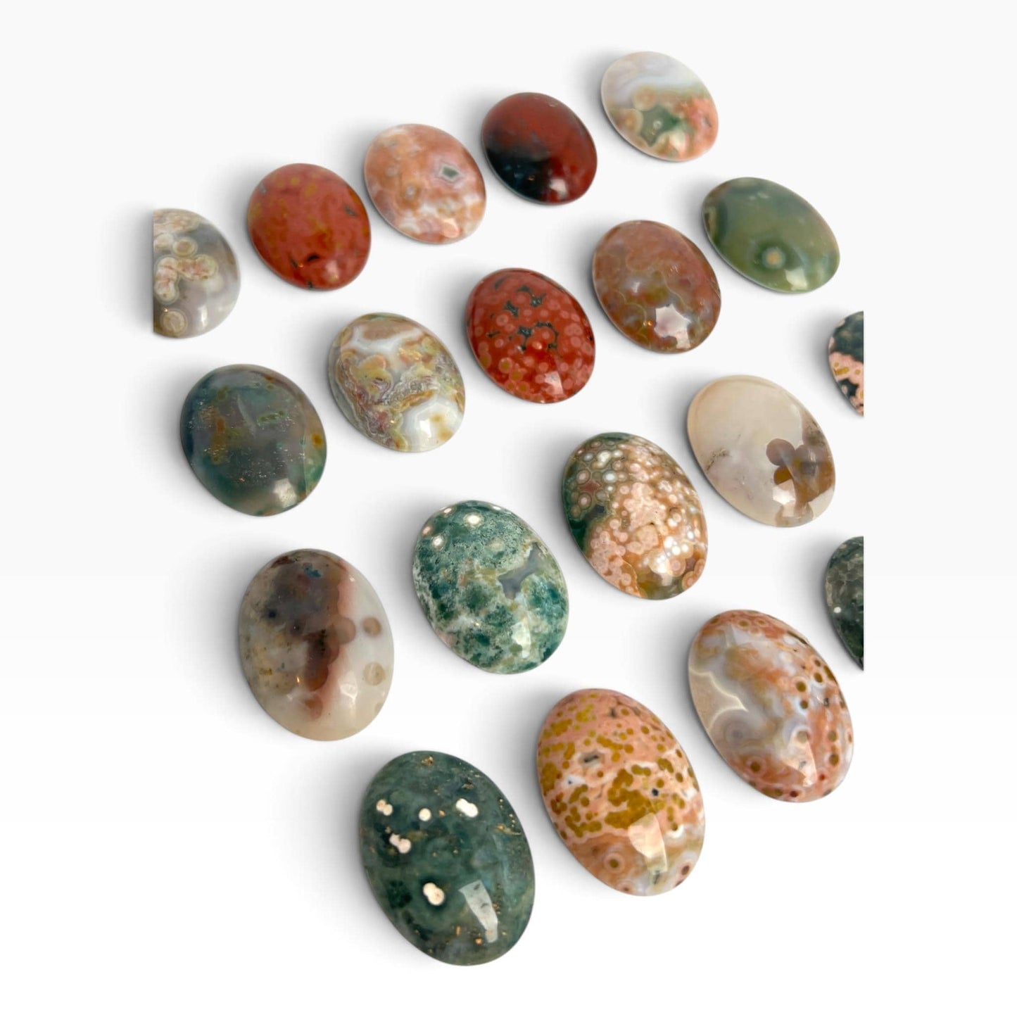Ocean Jasper Marovato Cabochons set of 5: Your Choice
