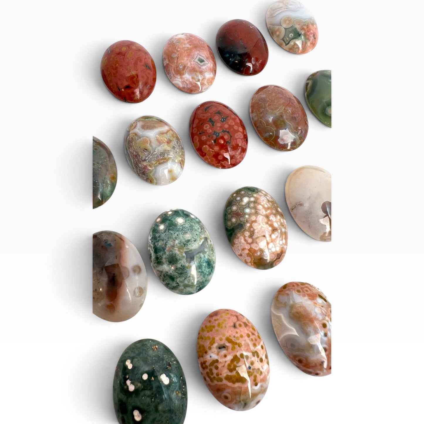 Ocean Jasper Marovato Cabochons set of 5: Your Choice