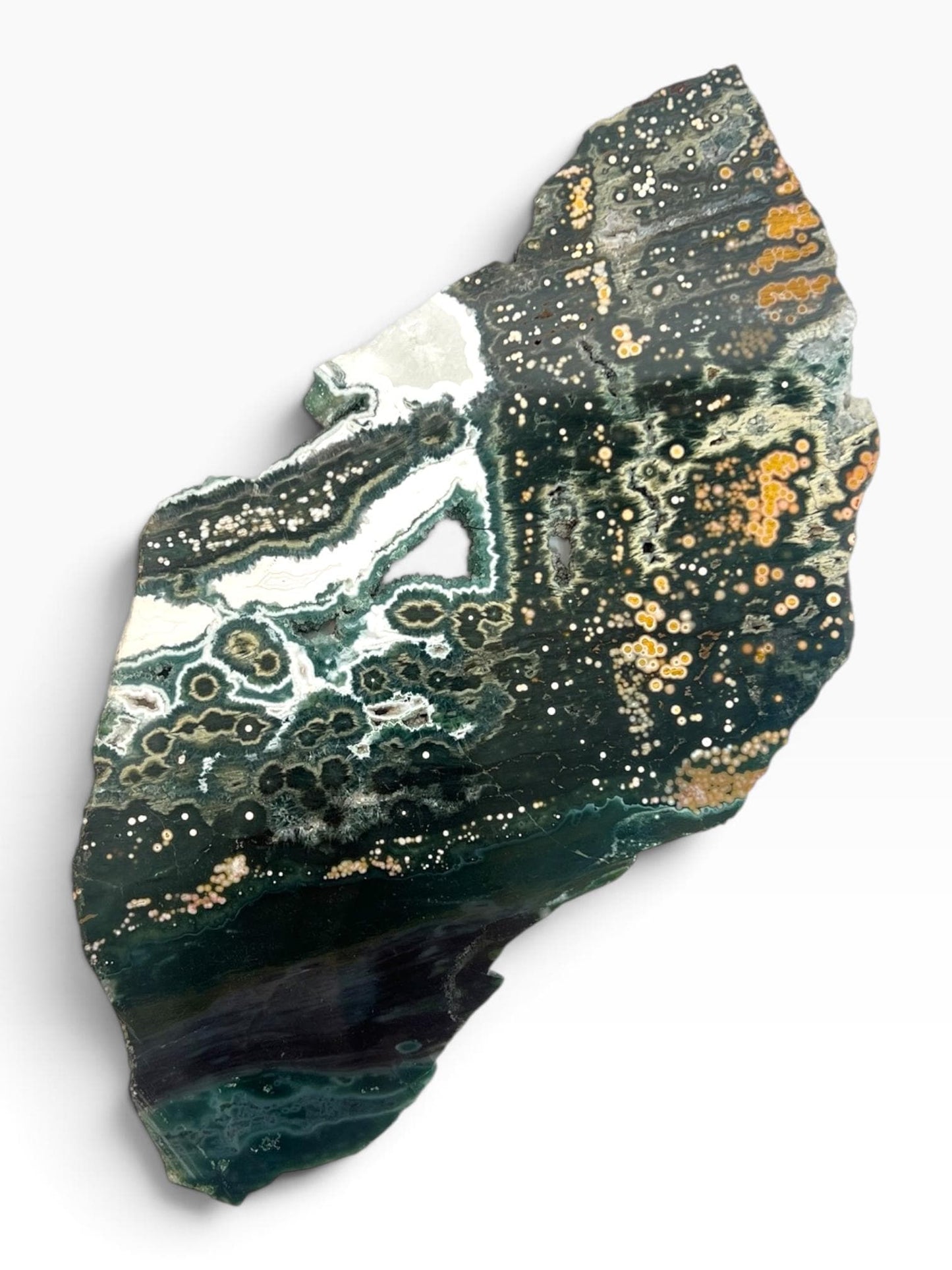 Ocean Jasper Marovato Slab : Polished Early Vein Collection Piece