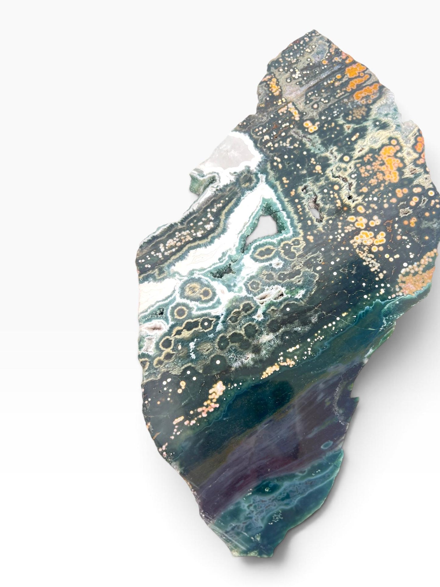 Ocean Jasper Marovato Slab : Polished Early Vein Collection Piece