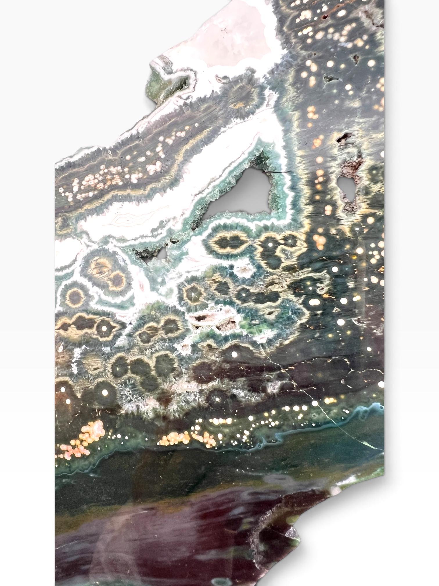 Ocean Jasper Marovato Slab : Polished Early Vein Collection Piece