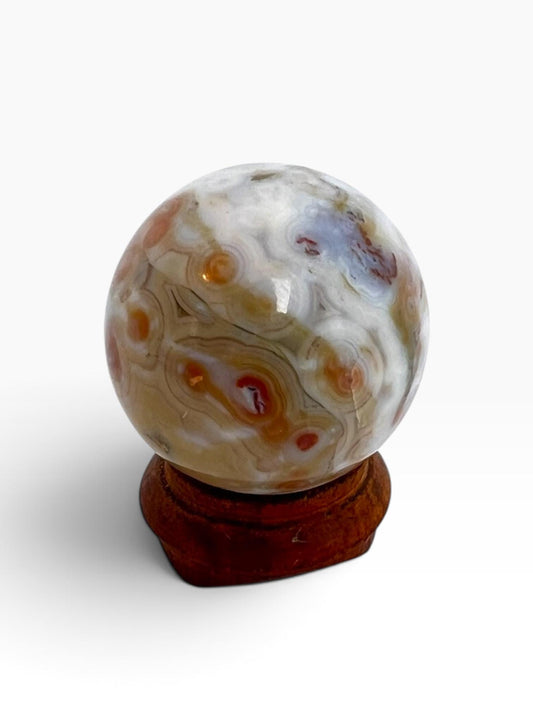 Ocean Jasper Sphere Old Stock Crystal Sphere: Vein 7