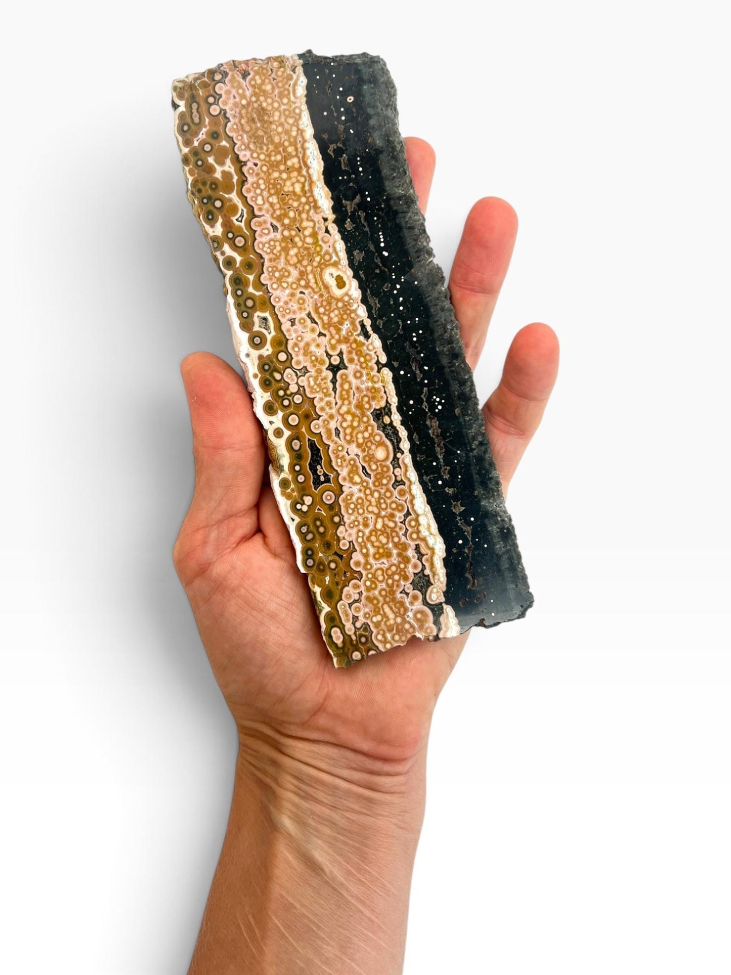Ocean Jasper Marovato Slab : Semi Polished
