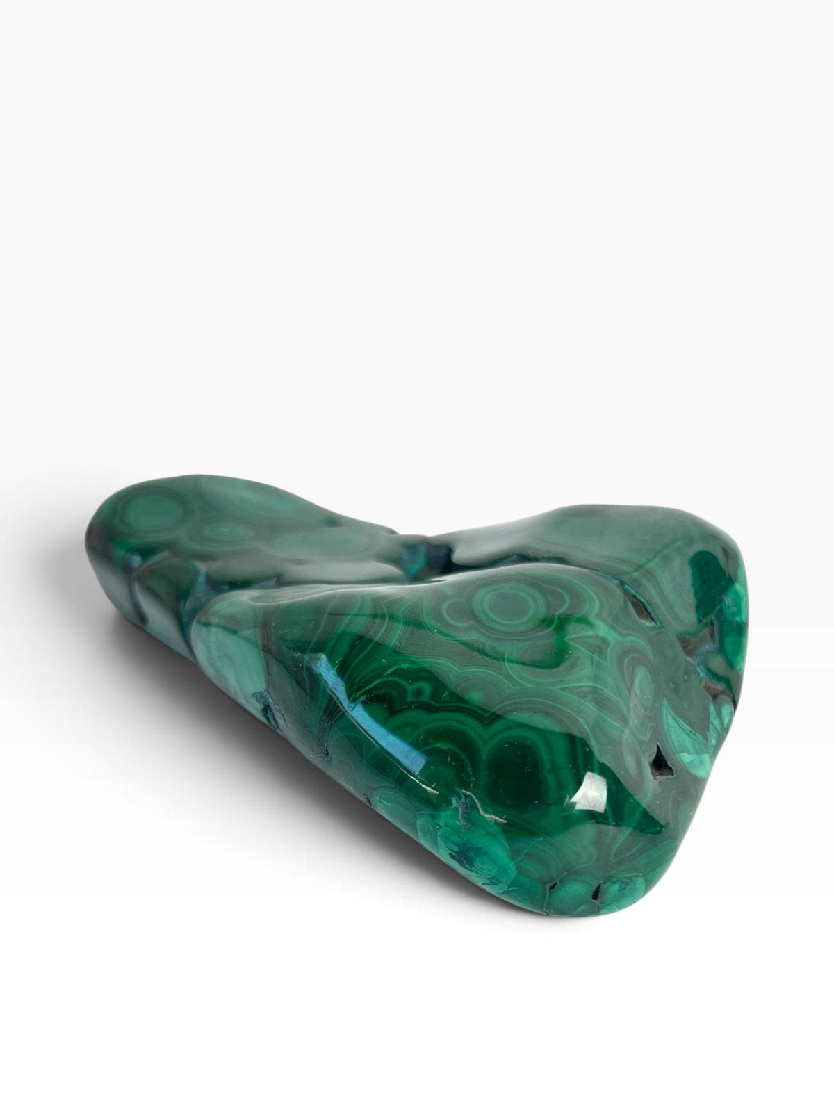 Malachite Free Form: Semi Polished Vibrant Green Crystal Gift