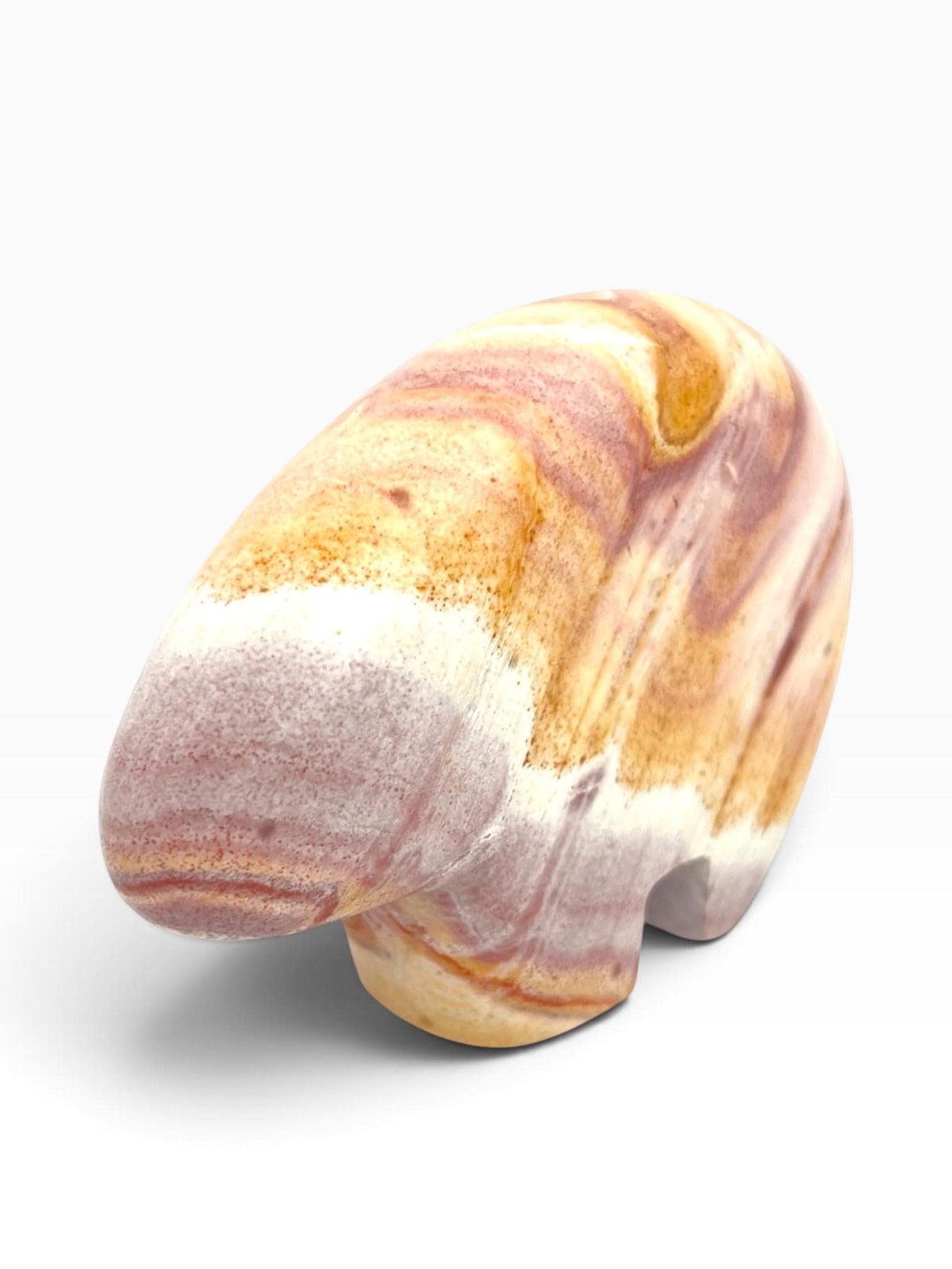 Zuni-Style Rainbow Rhyolite Bear Carving
