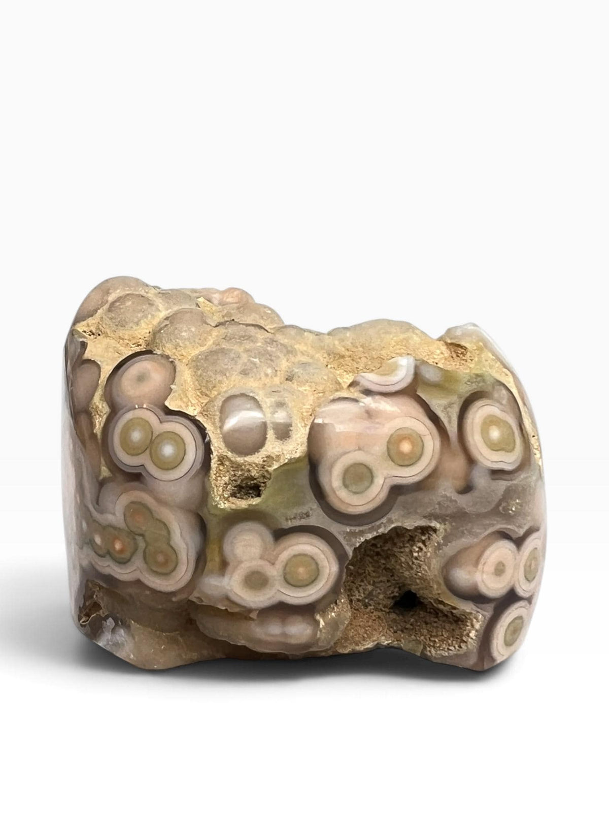 Ocean Jasper Botryoidal Orb Mini Free Form | Early Vein Old Stock