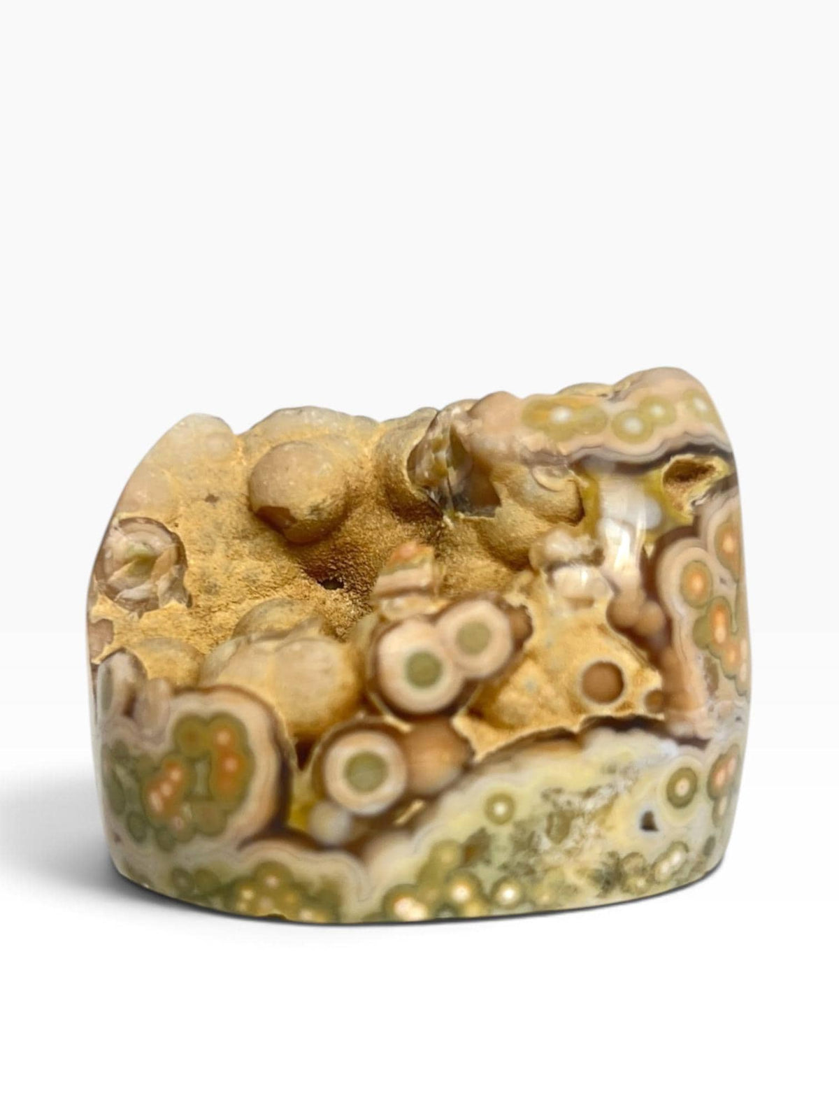Ocean Jasper Botryoidal Orb Mini Free Form | Early Vein Old Stock