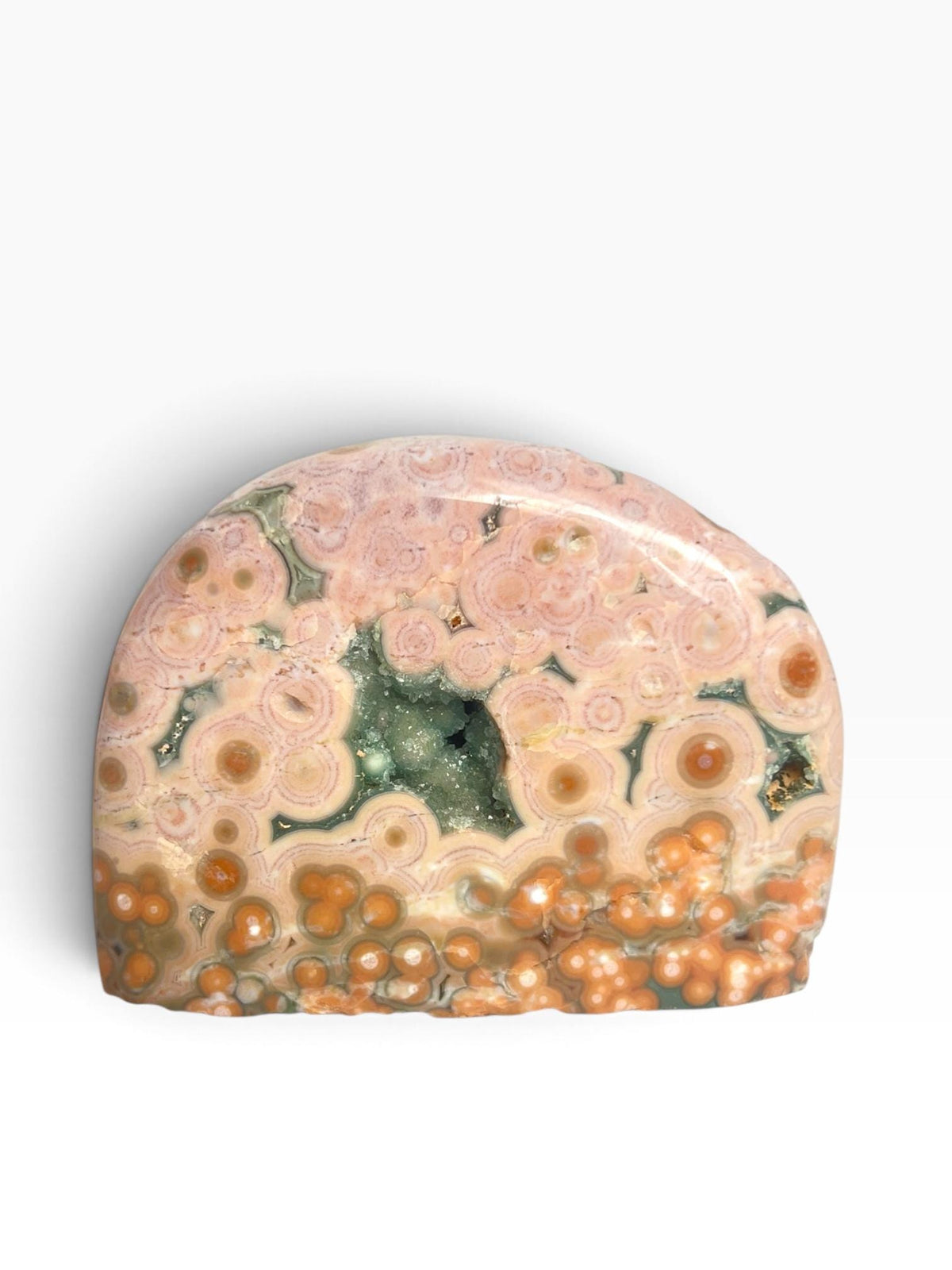 Ocean Jasper Semi Polished Free Form | Early Vein 1-2 Old Stock