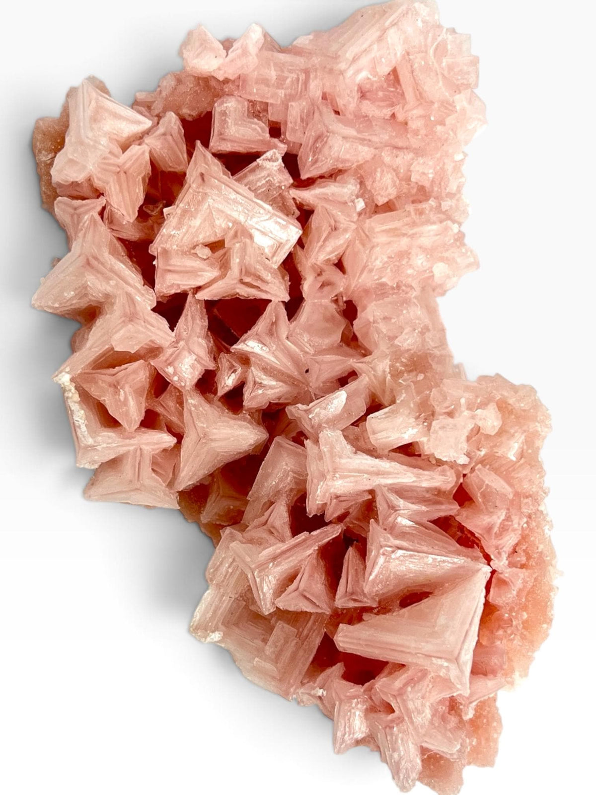 Hand Collected Pink Halite Crystal - Large Hopper Formation from Searles Lake