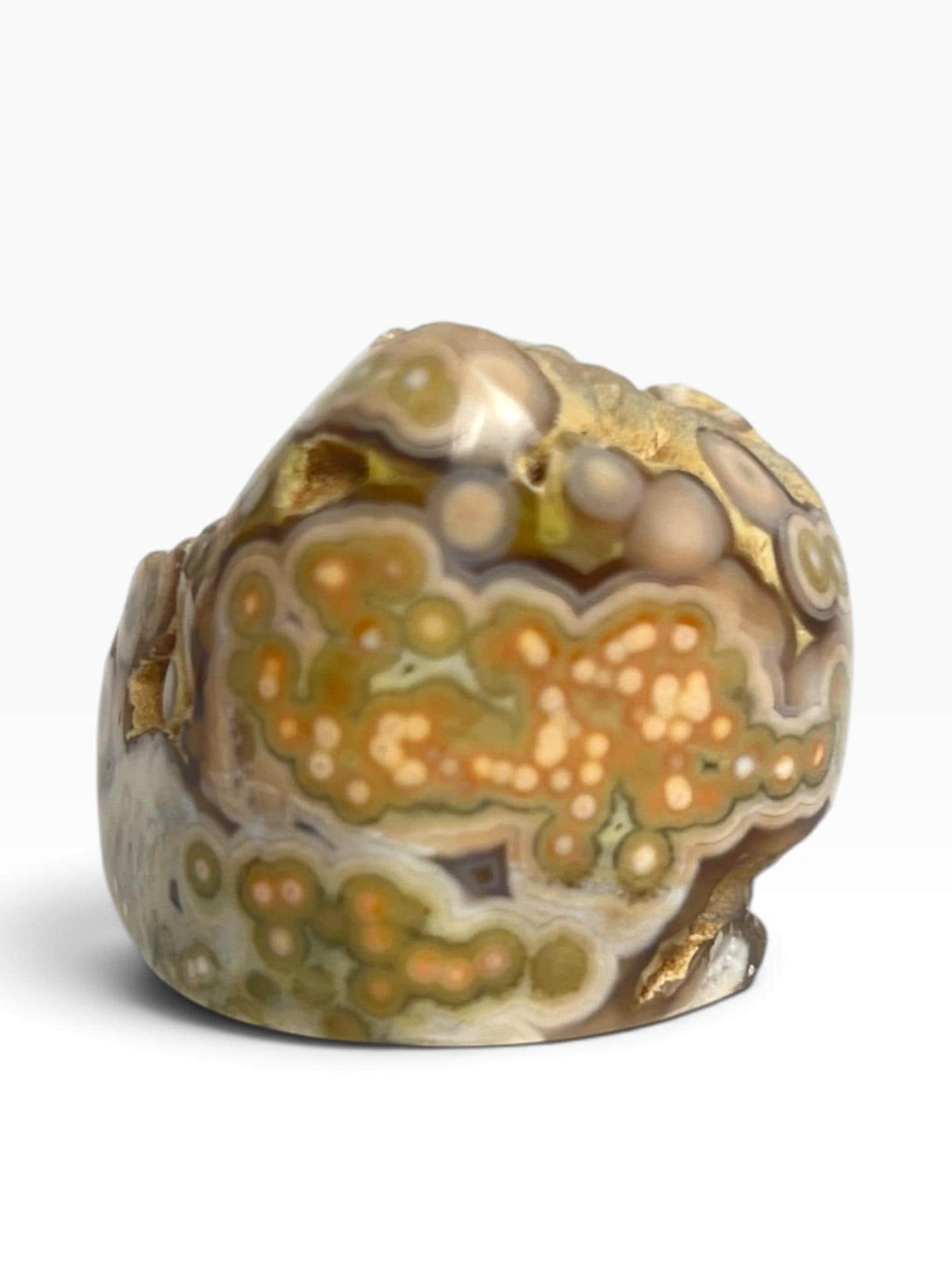 Ocean Jasper Botryoidal Orb Mini Free Form | Early Vein Old Stock