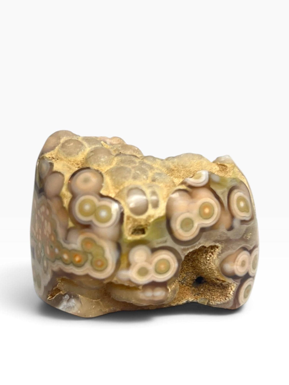 Ocean Jasper Botryoidal Orb Mini Free Form | Early Vein Old Stock