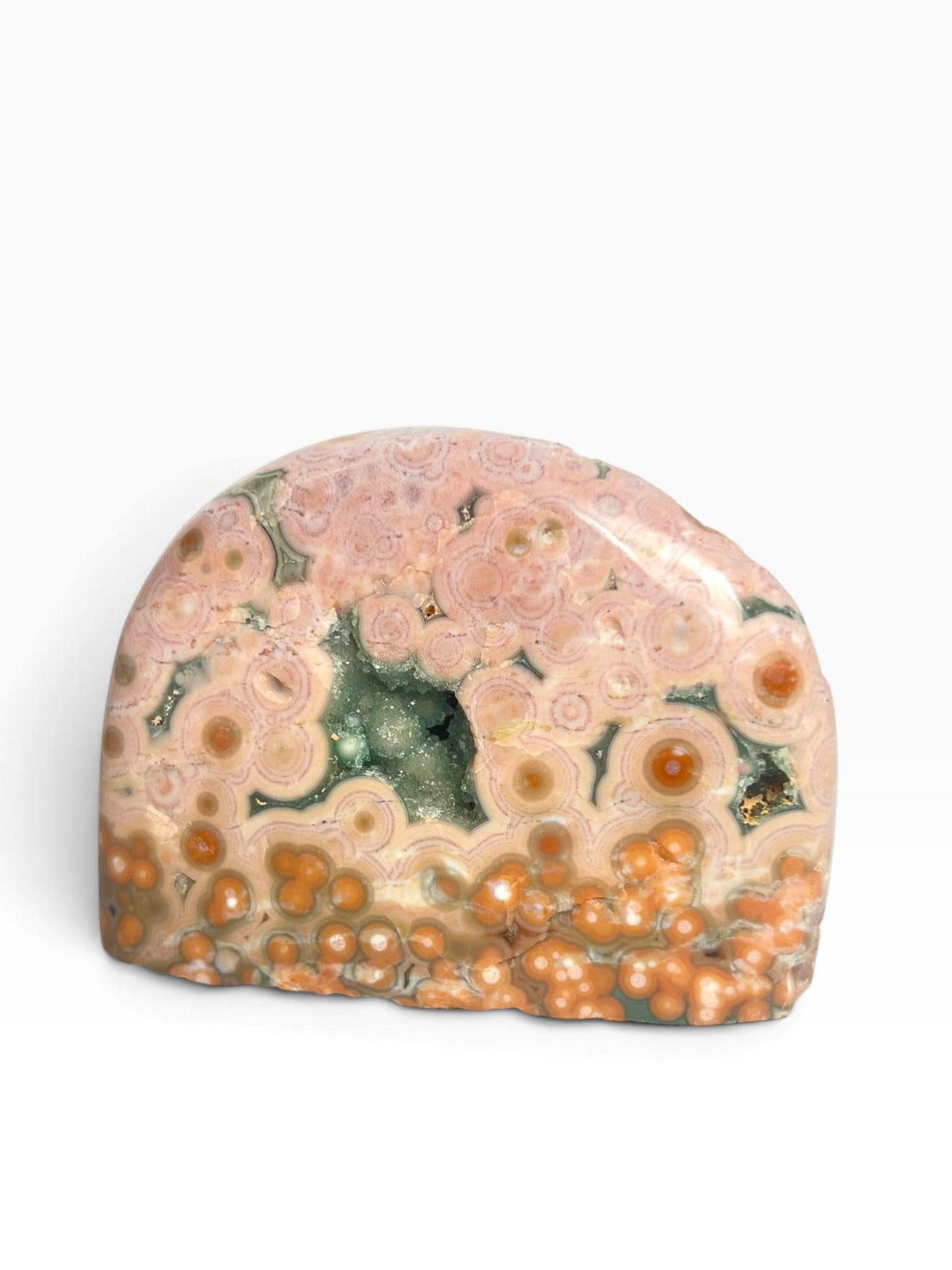 Ocean Jasper Semi Polished Free Form | Early Vein 1-2 Old Stock