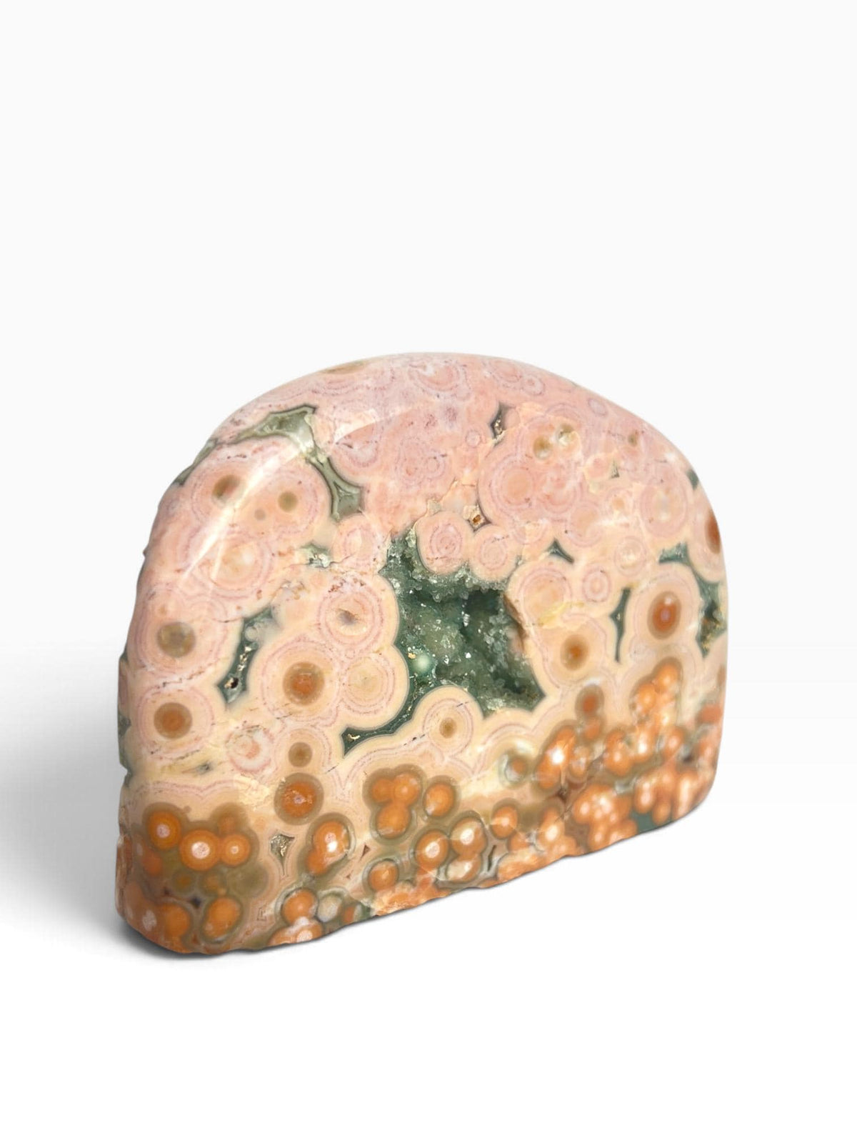 Ocean Jasper Semi Polished Free Form | Early Vein 1-2 Old Stock