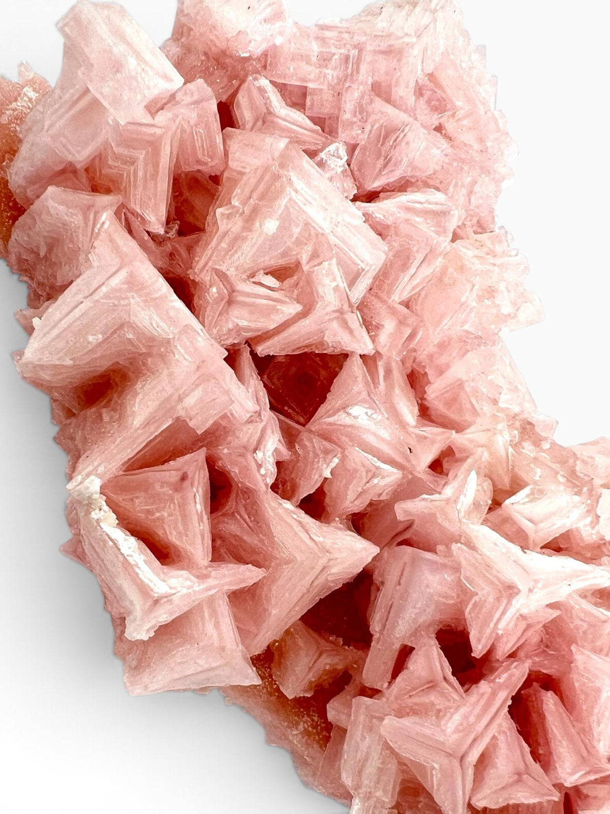 Hand Collected Pink Halite Crystal - Large Hopper Formation from Searles Lake